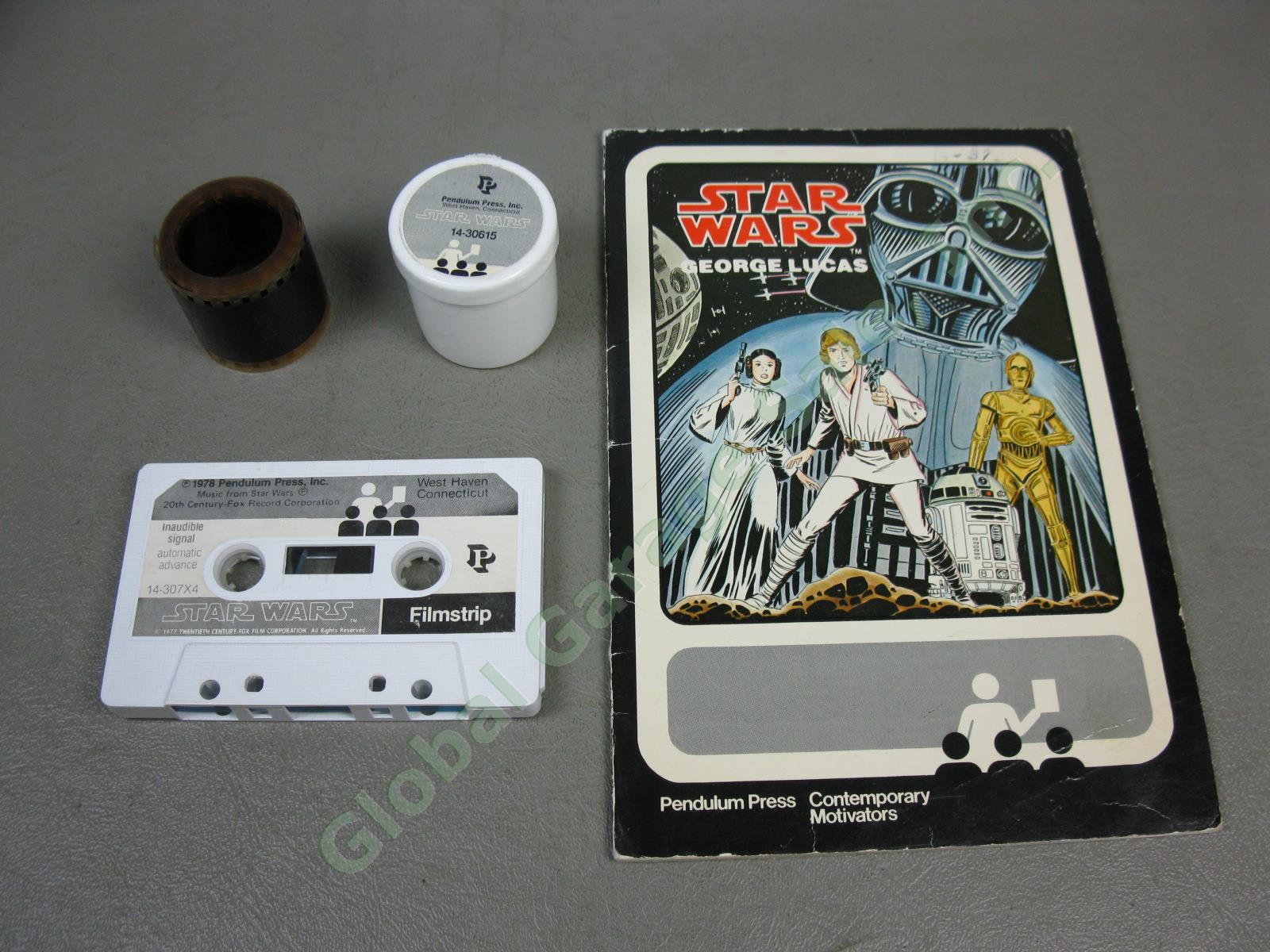 RARE Vtg 1978 Pendulum Press Star Wars Audiobook Filmstrip Tape Book Bundle Lot! 1
