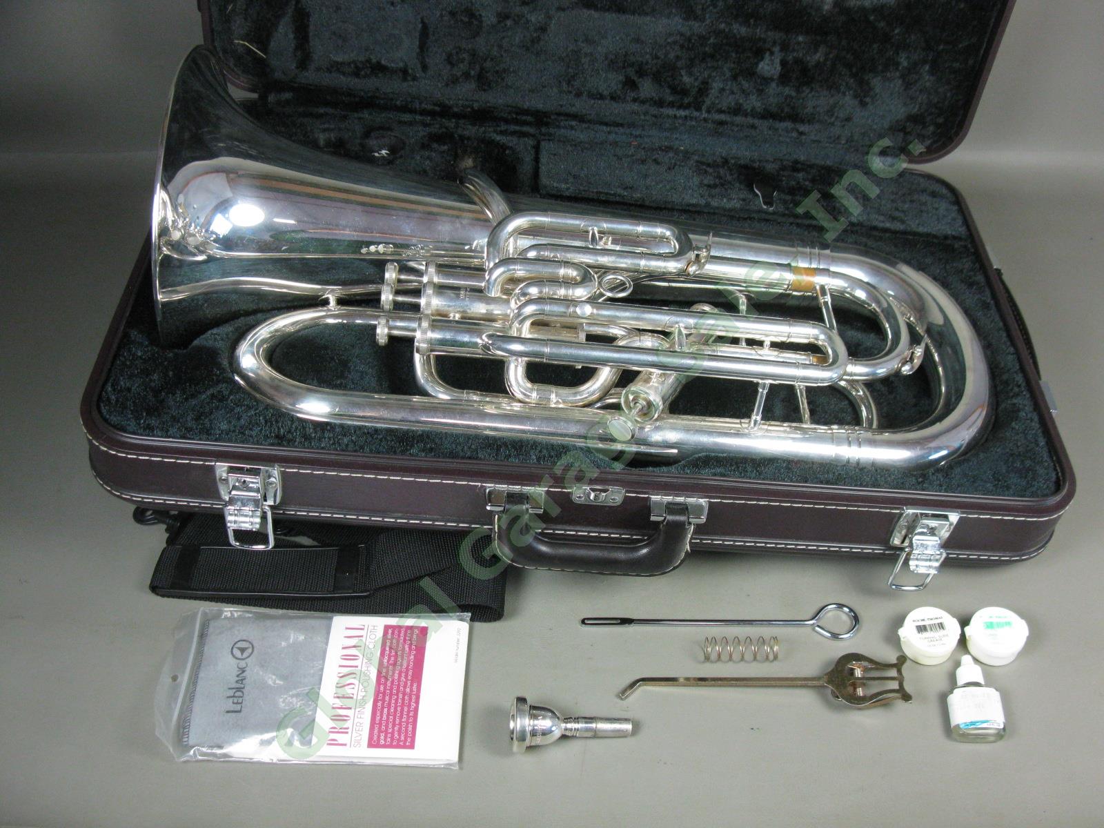 Yamaha YEP-621S Silver Plated Non-Compensating Euphonium Orig Case Nice Cond! NR