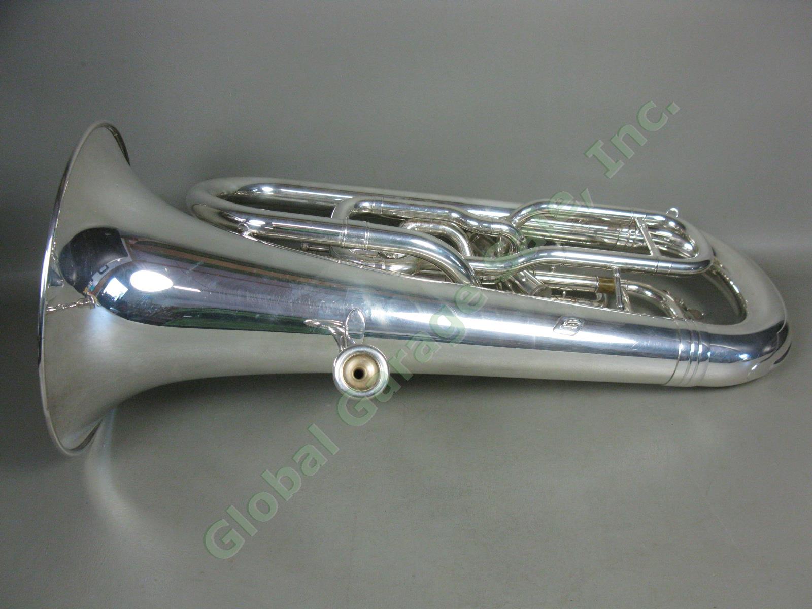Yamaha YEP-621S Silver Plated Non-Compensating Euphonium Orig Case Nice Cond! NR 4