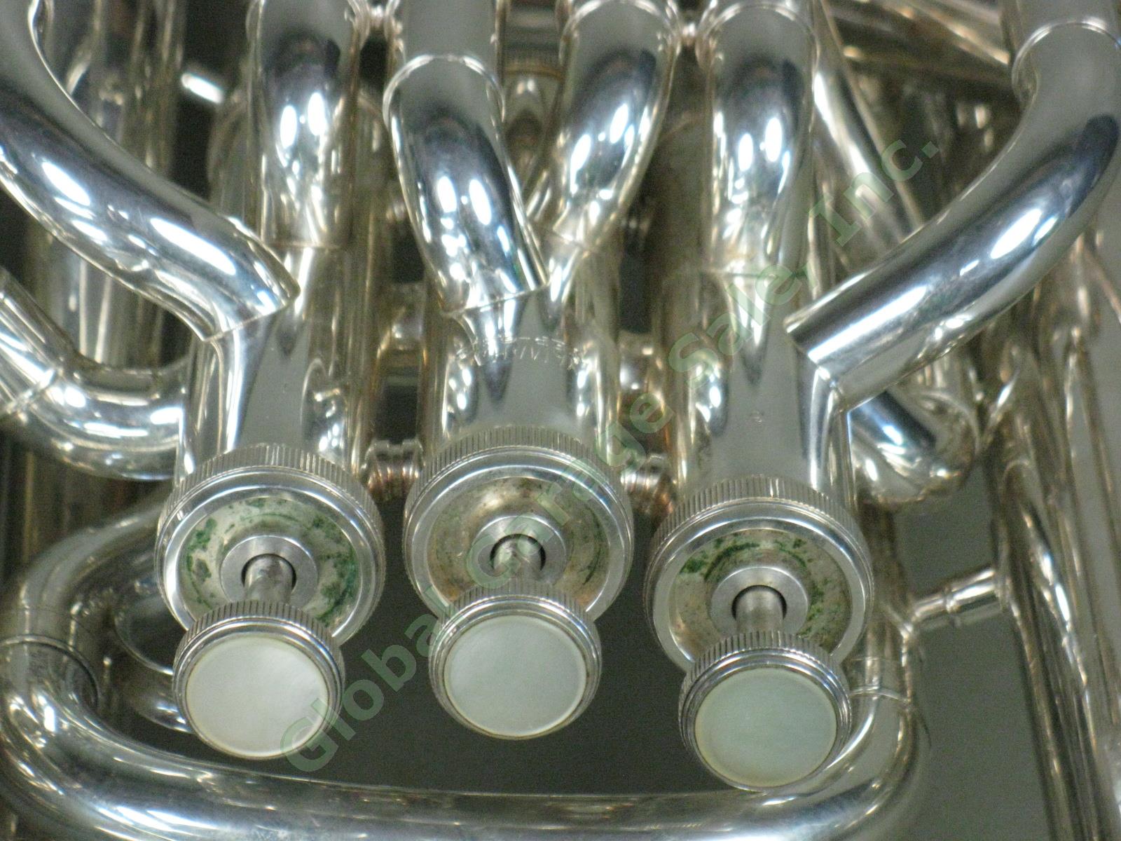 Yamaha YEP-621S Silver Plated Non-Compensating Euphonium Orig Case Nice Cond! NR 9