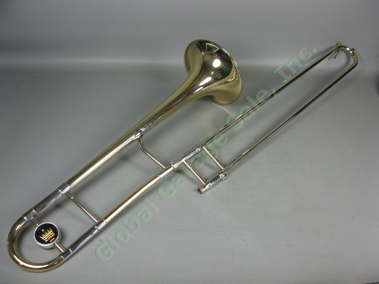 King 2103 3B Slide Trombone 7C Mouthpiece Original Owner/Case VG Condition NR! 5