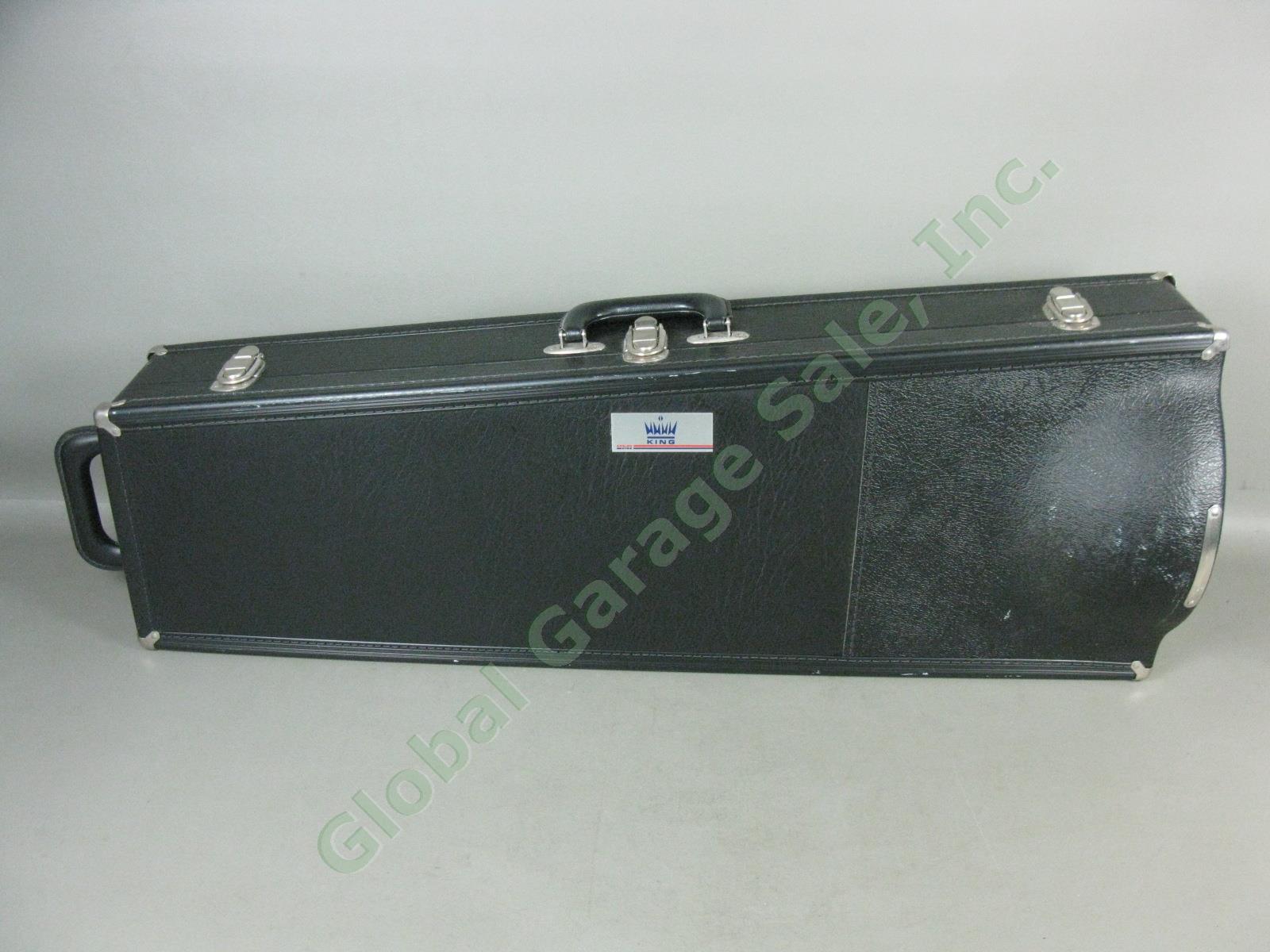 King 2103 3B Slide Trombone 7C Mouthpiece Original Owner/Case VG Condition NR! 17