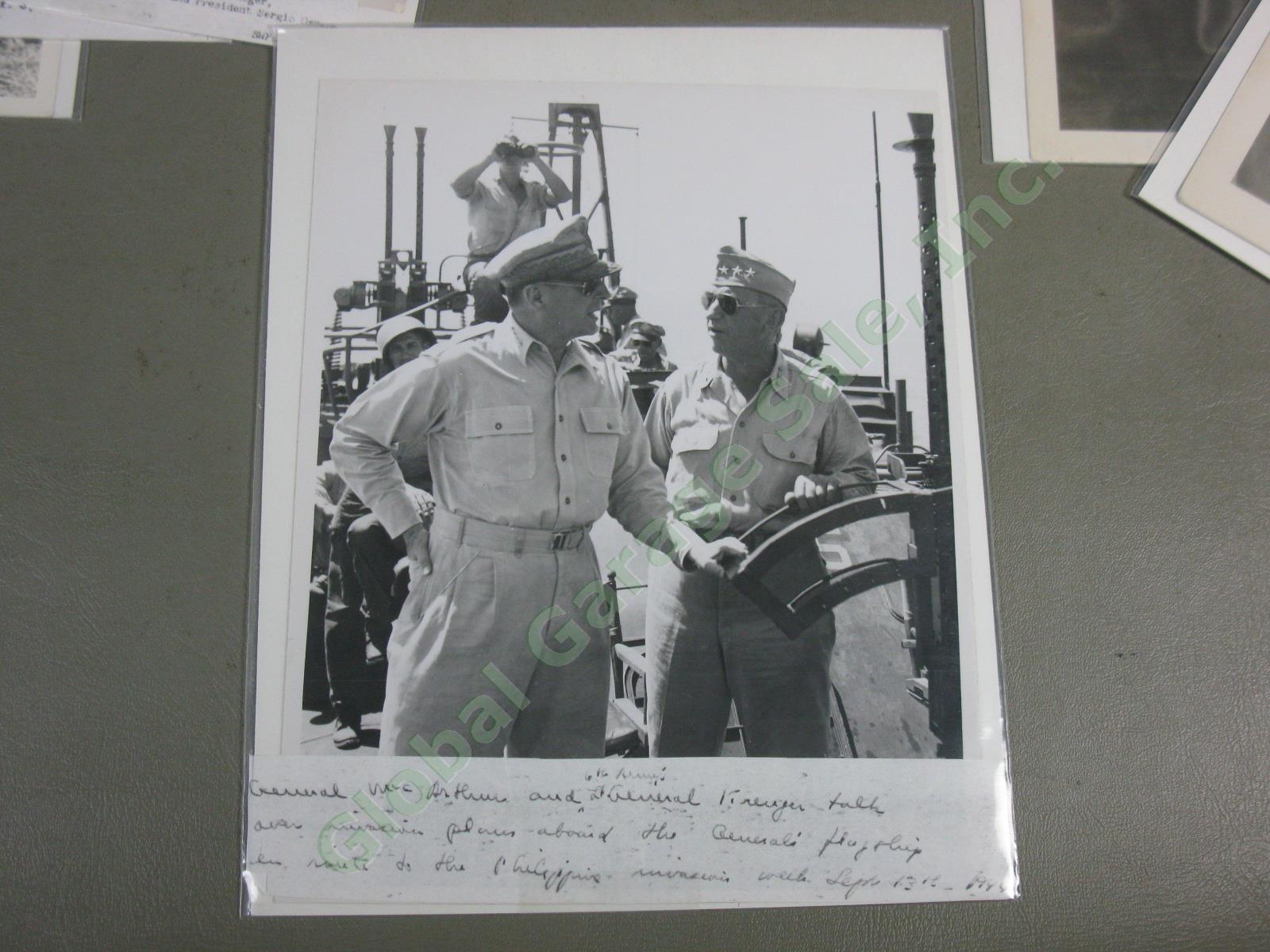 22 General Douglas MacArthur WWII US Army Press Photo Lot New Guinea Philippines 4