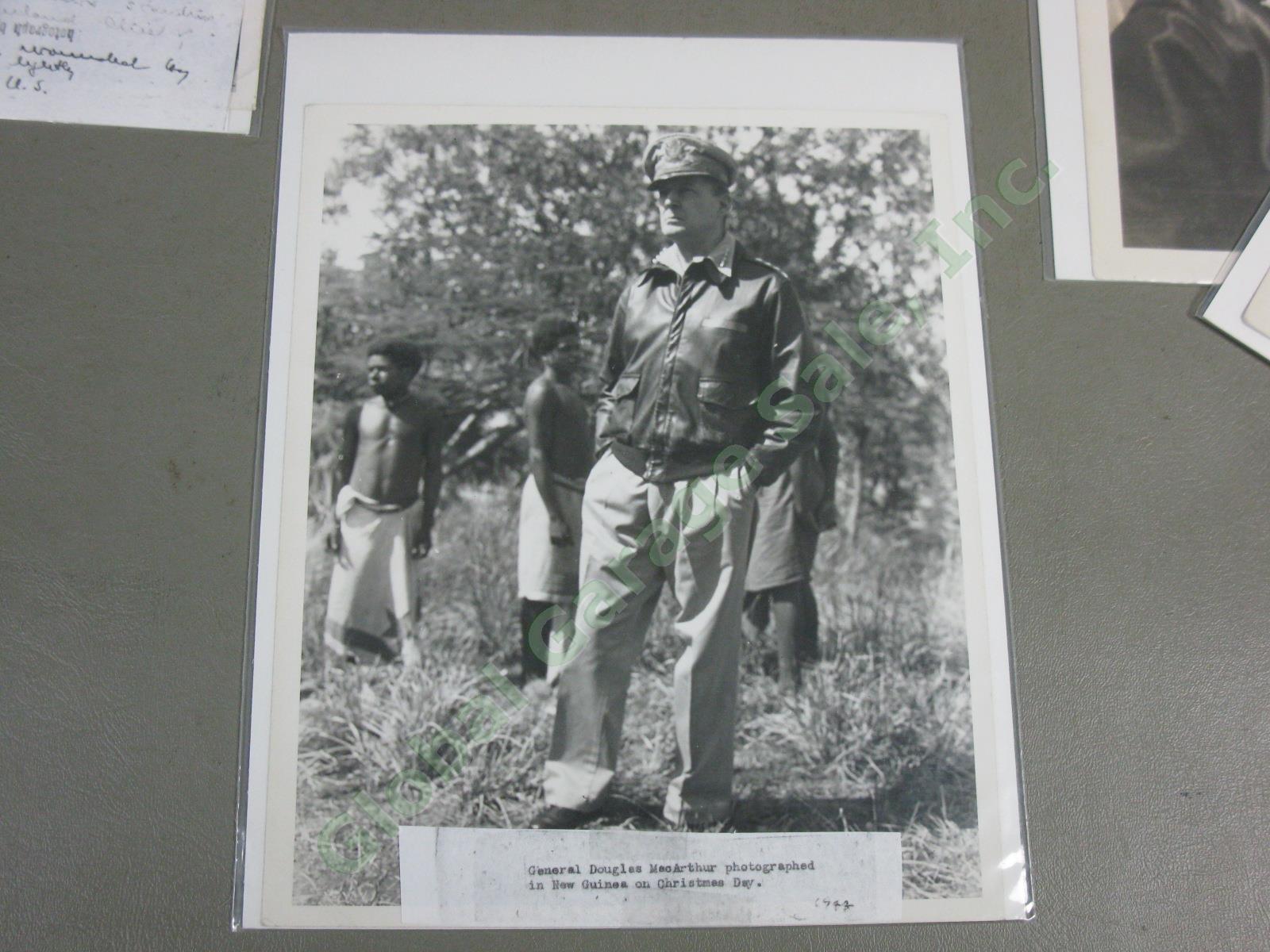 22 General Douglas MacArthur WWII US Army Press Photo Lot New Guinea Philippines 6