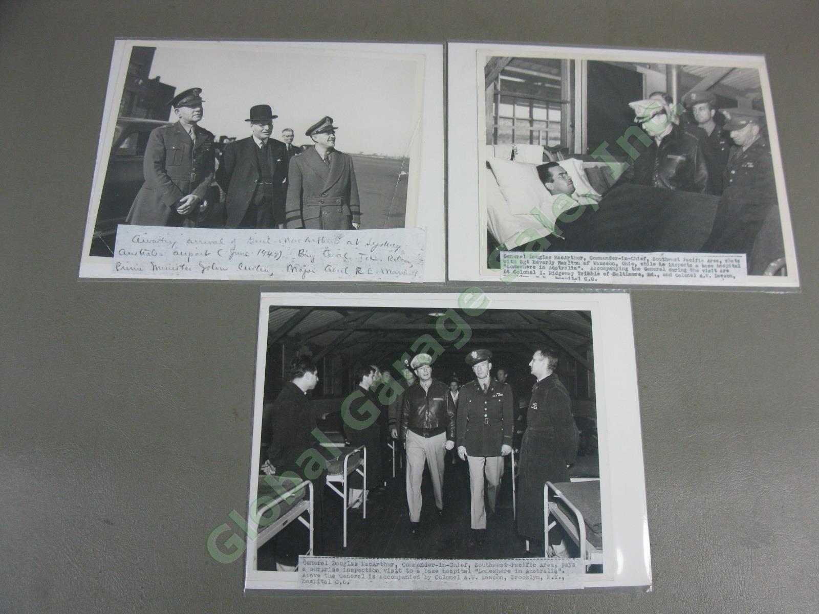 22 General Douglas MacArthur WWII US Army Press Photo Lot New Guinea Philippines 10