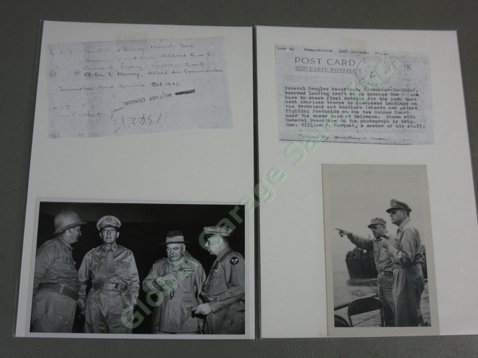 22 General Douglas MacArthur WWII US Army Press Photo Lot New Guinea Philippines 13