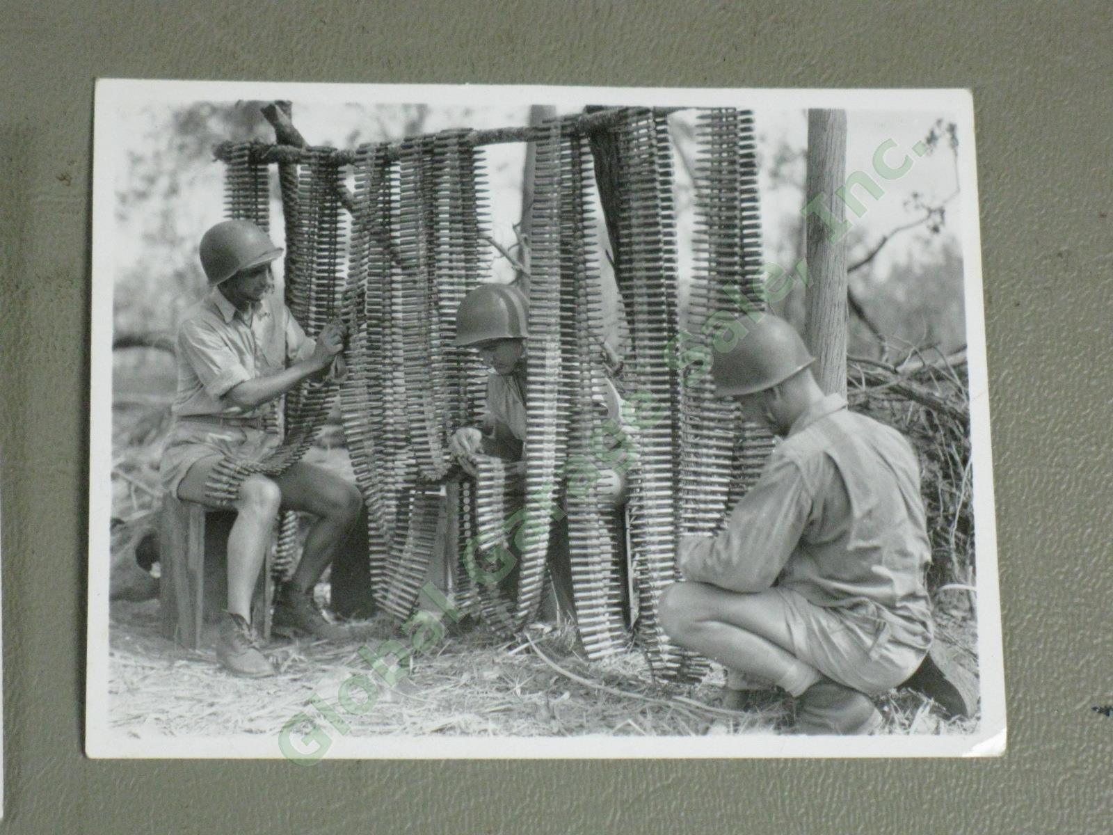 135 Original WWII US Army Press Photo Lot Australia Anti-Aircraft Guns Ammo NR! 3