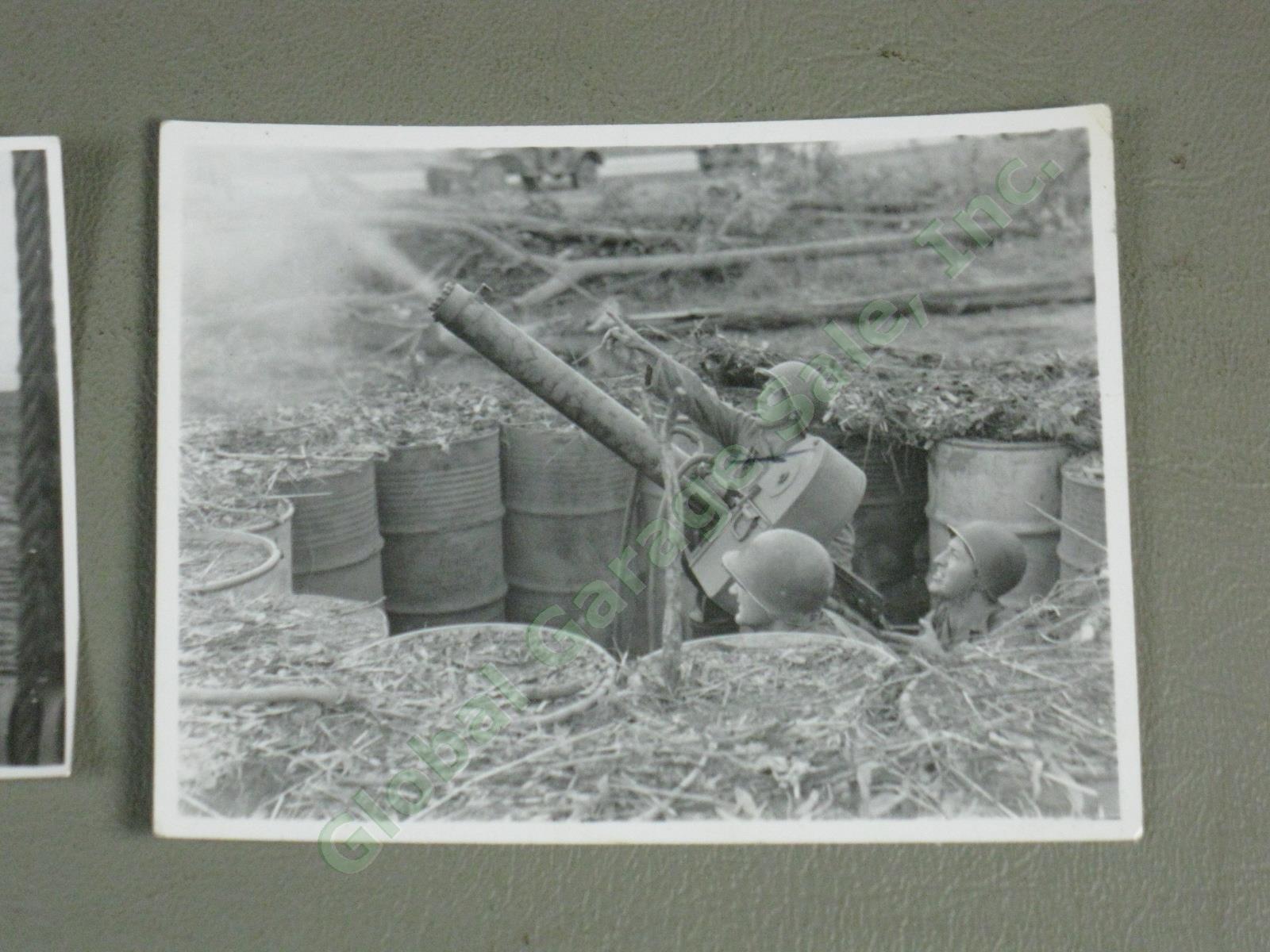 135 Original WWII US Army Press Photo Lot Australia Anti-Aircraft Guns Ammo NR! 5
