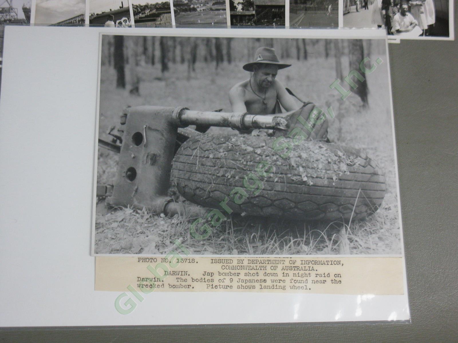 135 Original WWII US Army Press Photo Lot Australia Anti-Aircraft Guns Ammo NR! 8