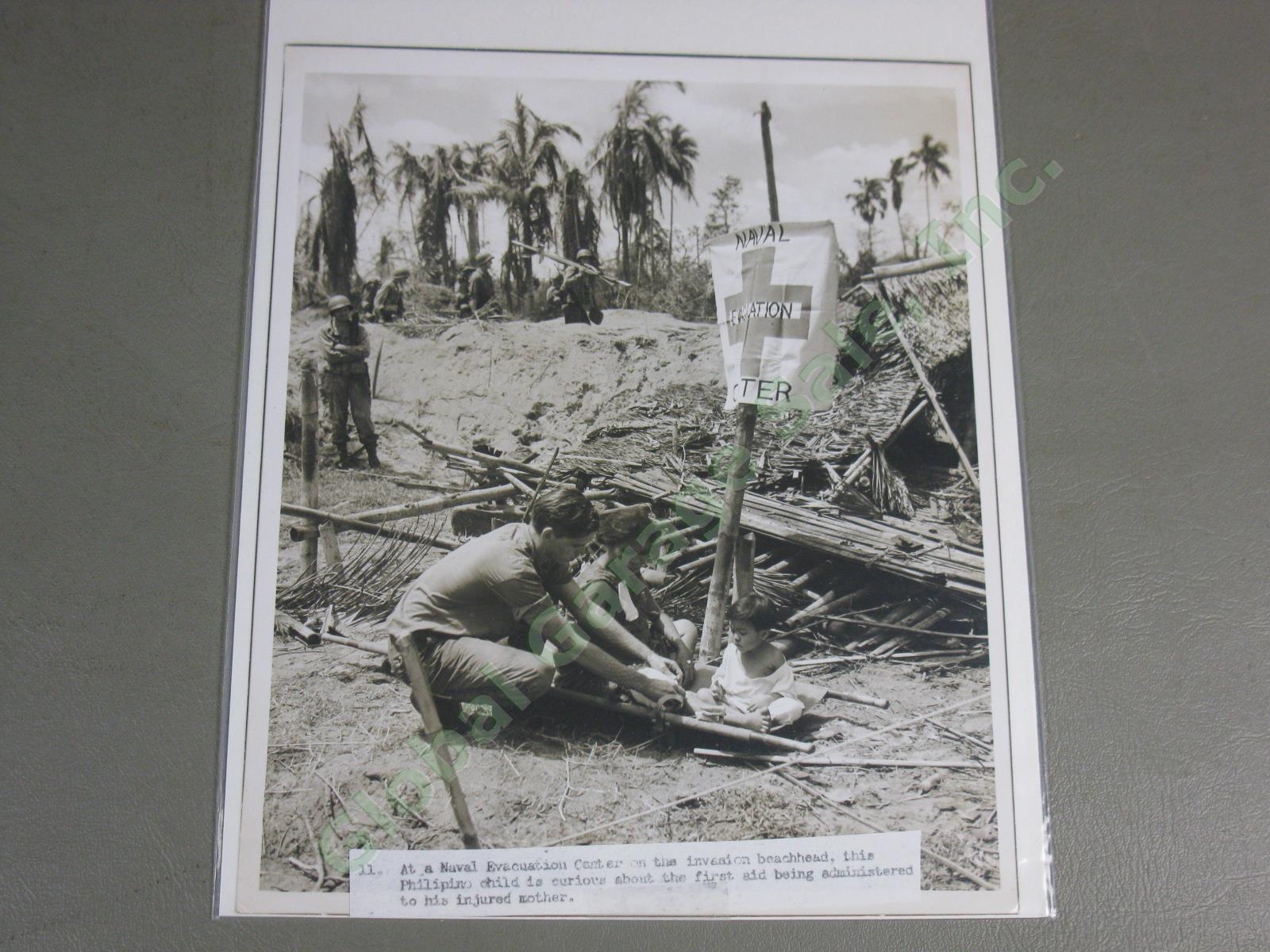 93 Rare WWII US Army Press Photo Lot Island Combat Philippines Pacific Theater 5