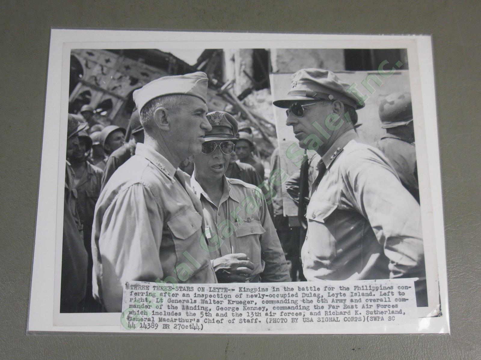 93 Rare WWII US Army Press Photo Lot Island Combat Philippines Pacific Theater 6