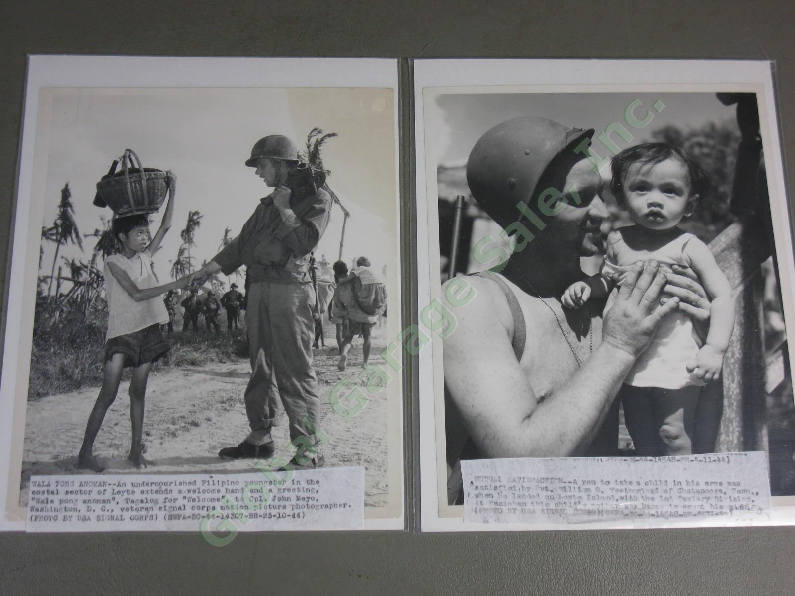 93 Rare WWII US Army Press Photo Lot Island Combat Philippines Pacific Theater 8
