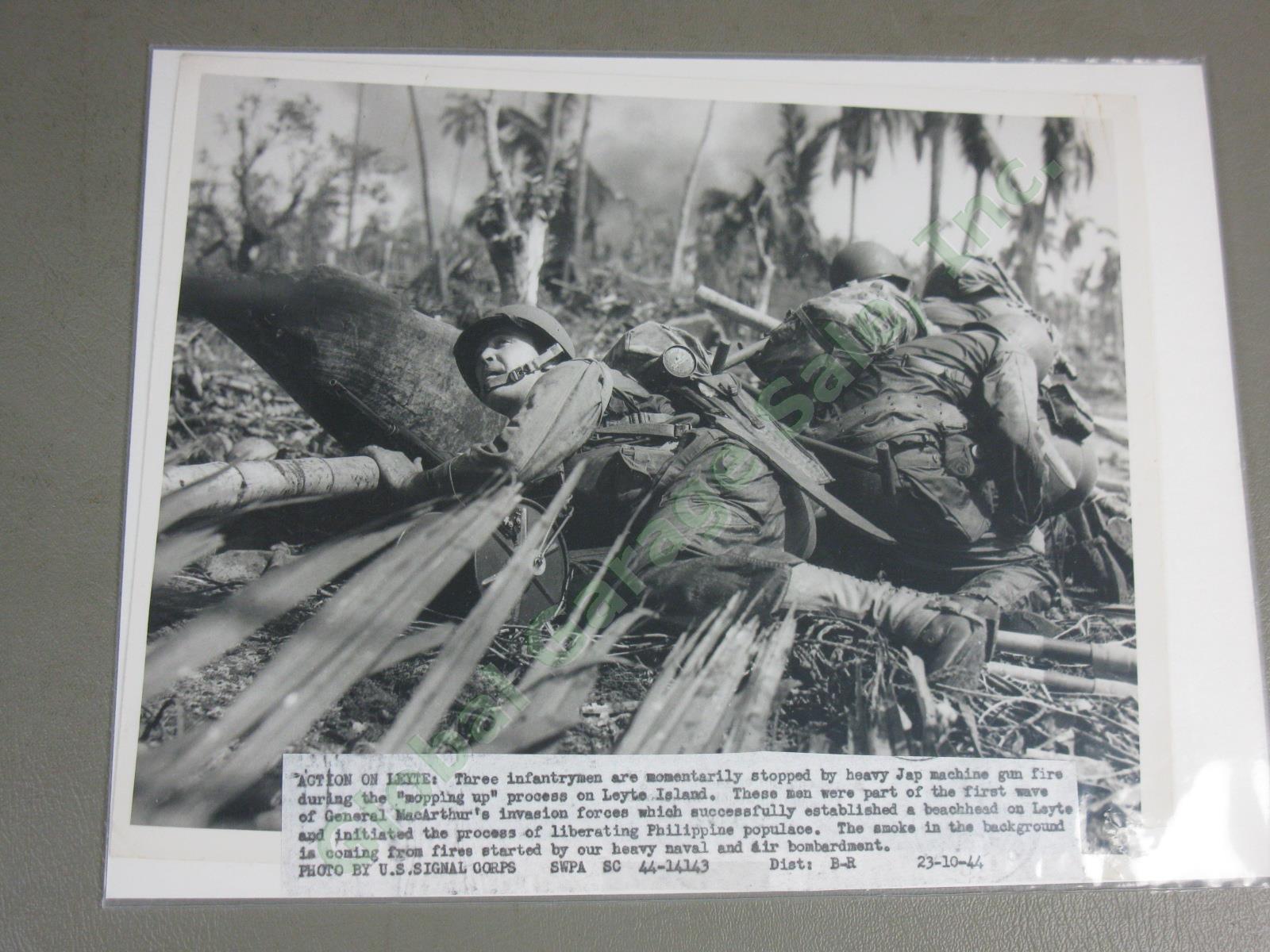 93 Rare WWII US Army Press Photo Lot Island Combat Philippines Pacific Theater 13