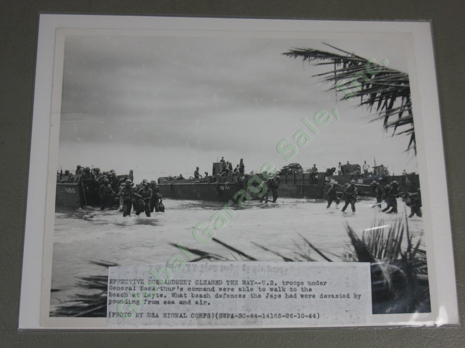 93 Rare WWII US Army Press Photo Lot Island Combat Philippines Pacific Theater 16