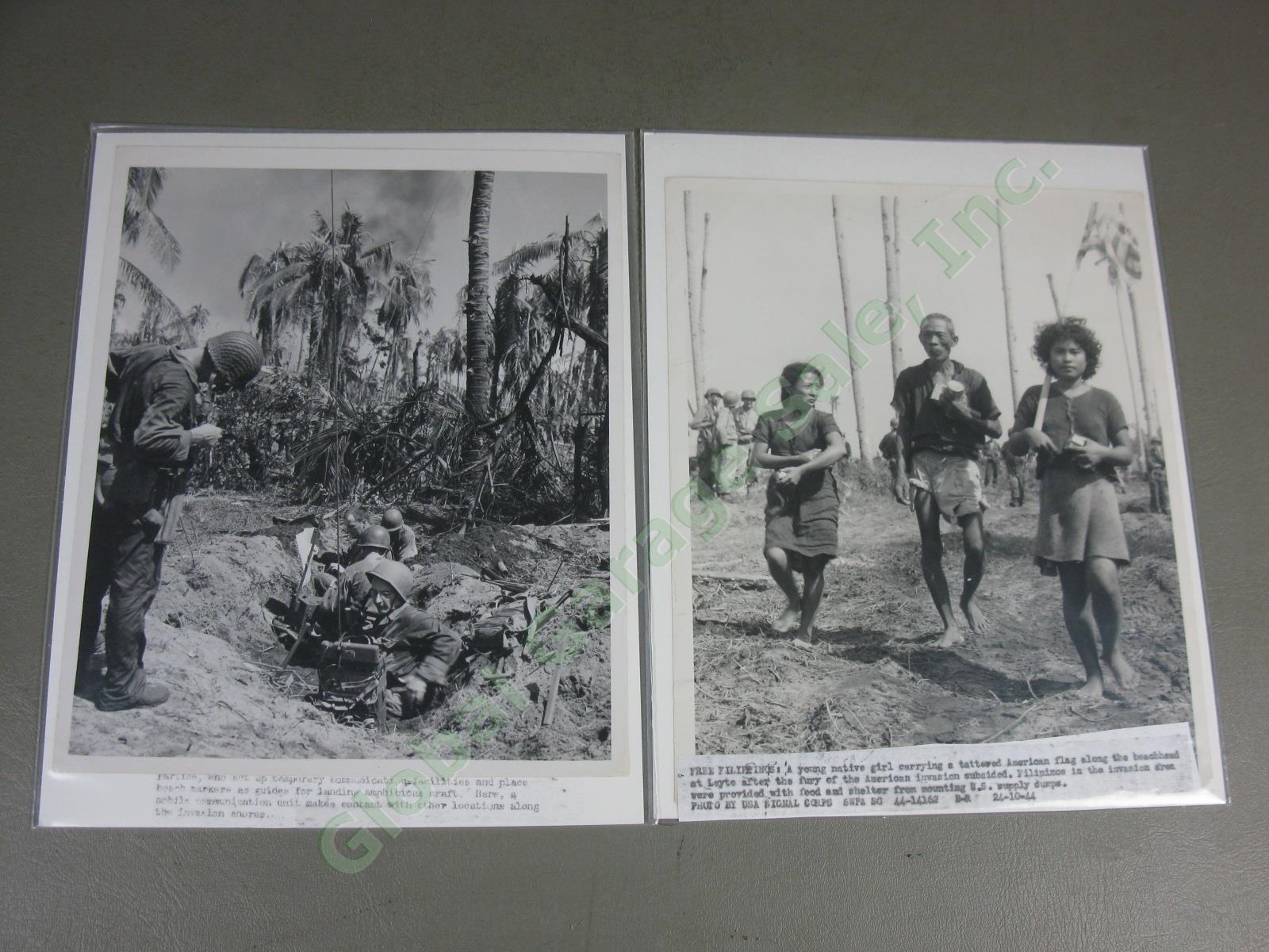 93 Rare WWII US Army Press Photo Lot Island Combat Philippines Pacific Theater 20