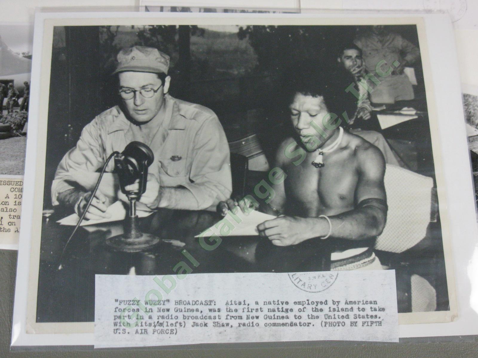74 Original WWII US Army Press Photo Lot Papua New Guinea Combat Japanese POW ++ 3