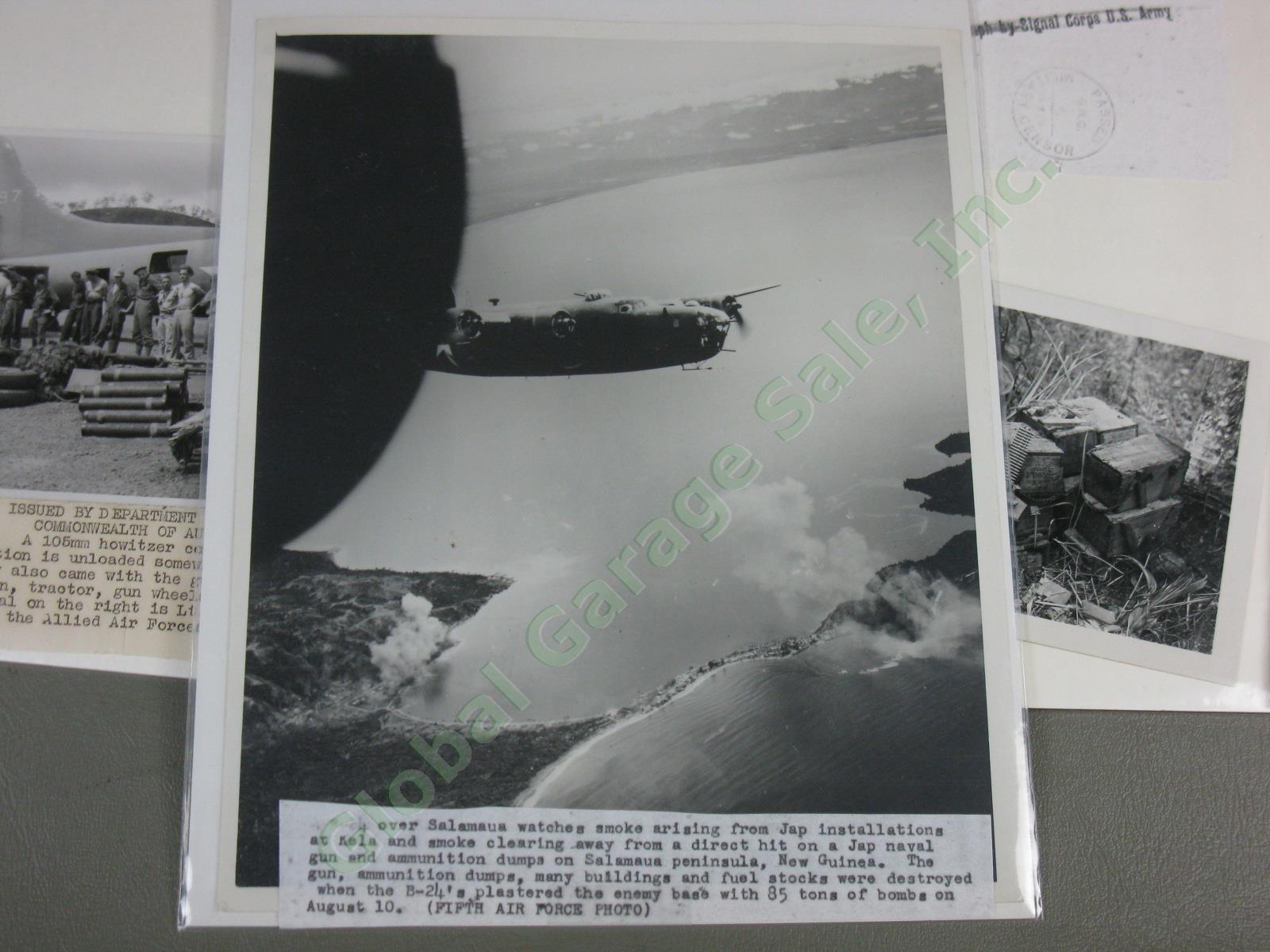 74 Original WWII US Army Press Photo Lot Papua New Guinea Combat Japanese POW ++ 4