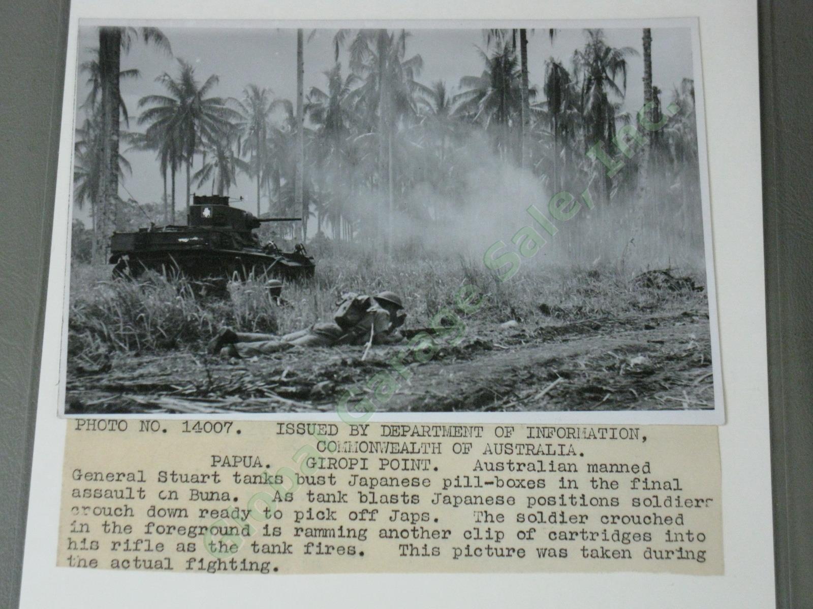 74 Original WWII US Army Press Photo Lot Papua New Guinea Combat Japanese POW ++ 6