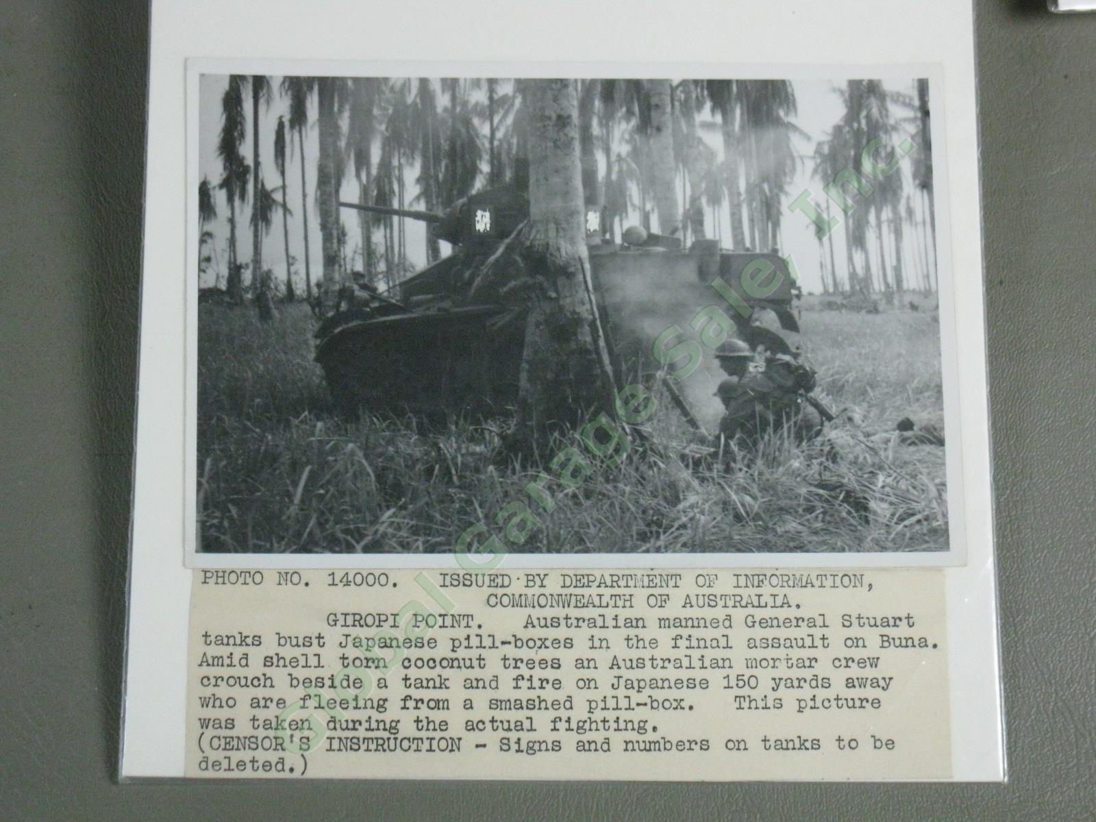 74 Original WWII US Army Press Photo Lot Papua New Guinea Combat Japanese POW ++ 15