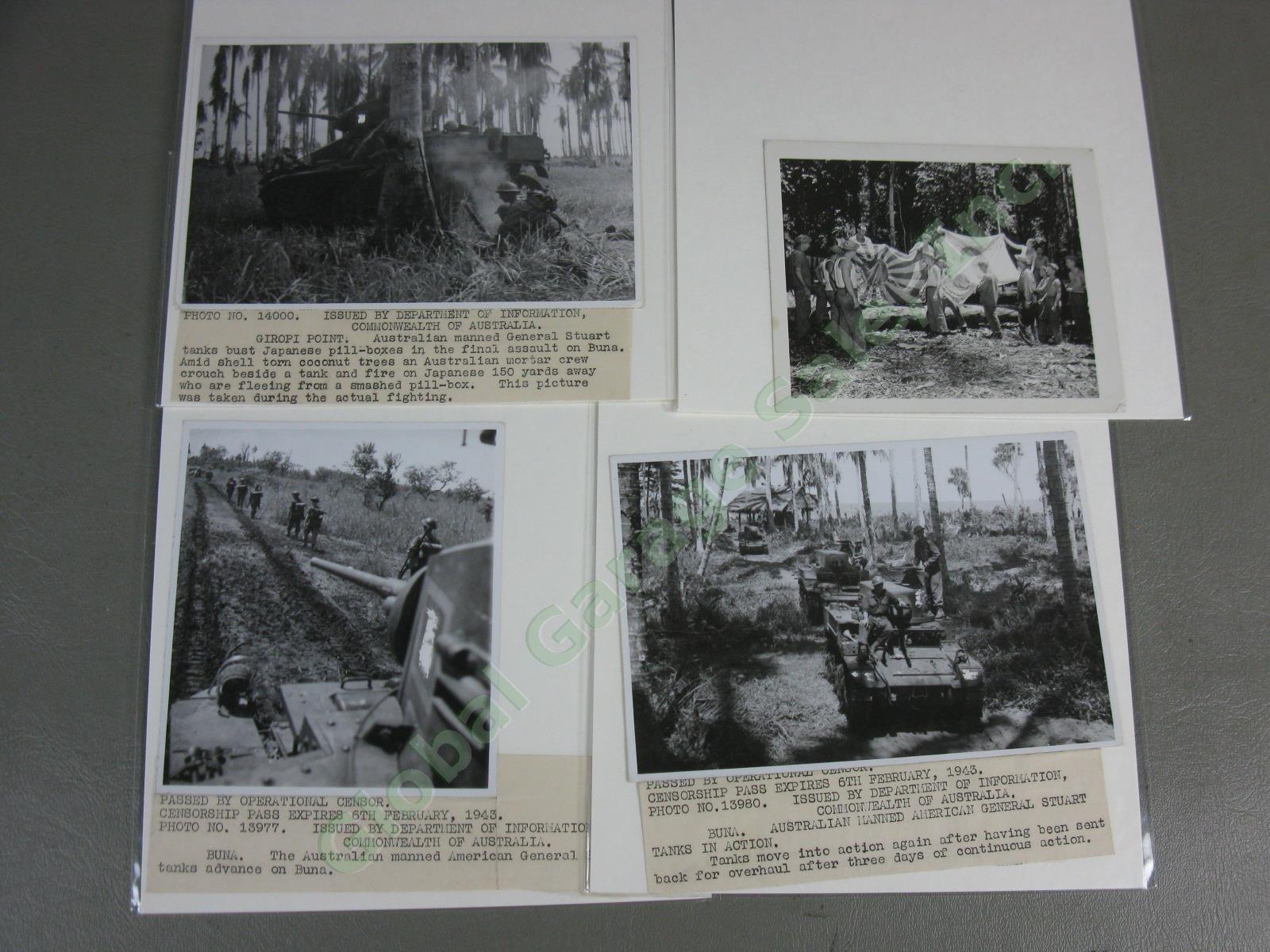 74 Original WWII US Army Press Photo Lot Papua New Guinea Combat Japanese POW ++ 16
