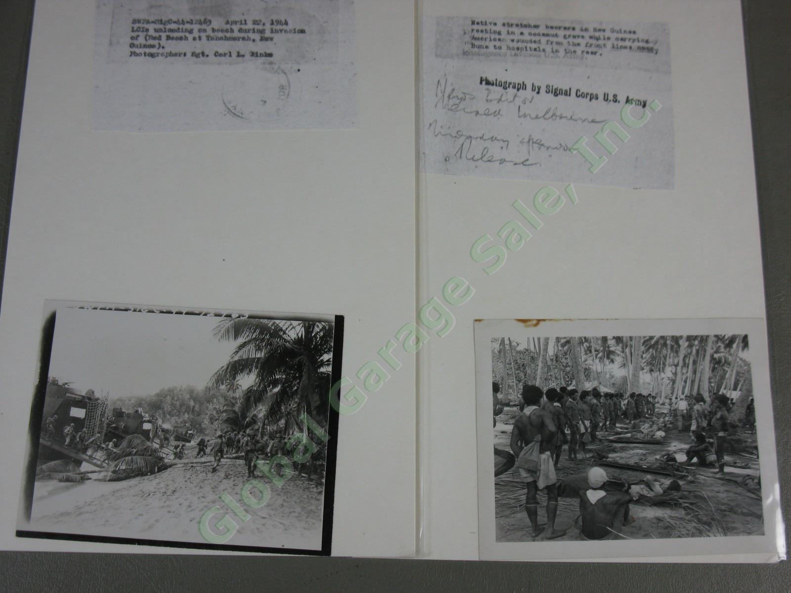 74 Original WWII US Army Press Photo Lot Papua New Guinea Combat Japanese POW ++ 22
