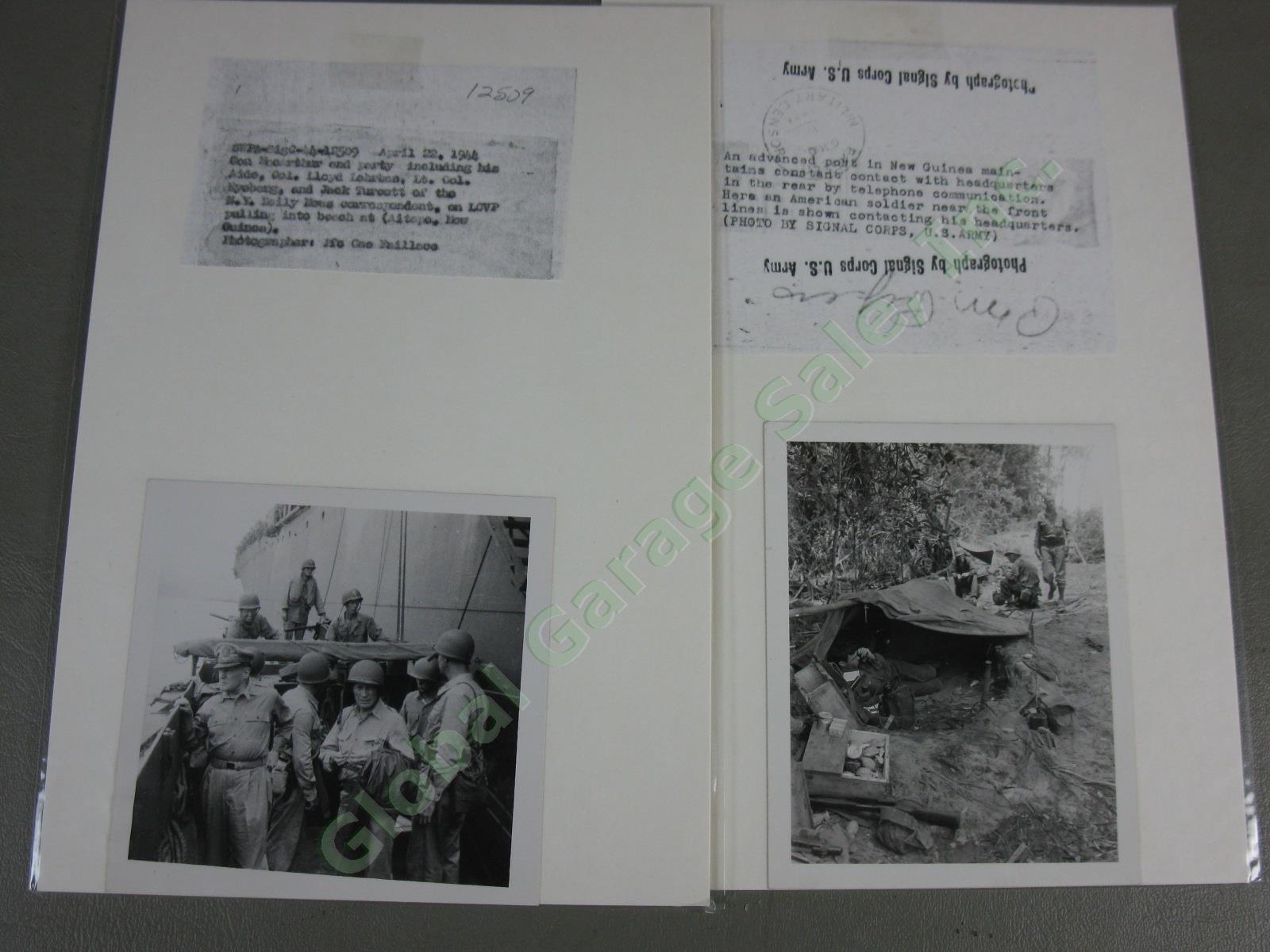 74 Original WWII US Army Press Photo Lot Papua New Guinea Combat Japanese POW ++ 23