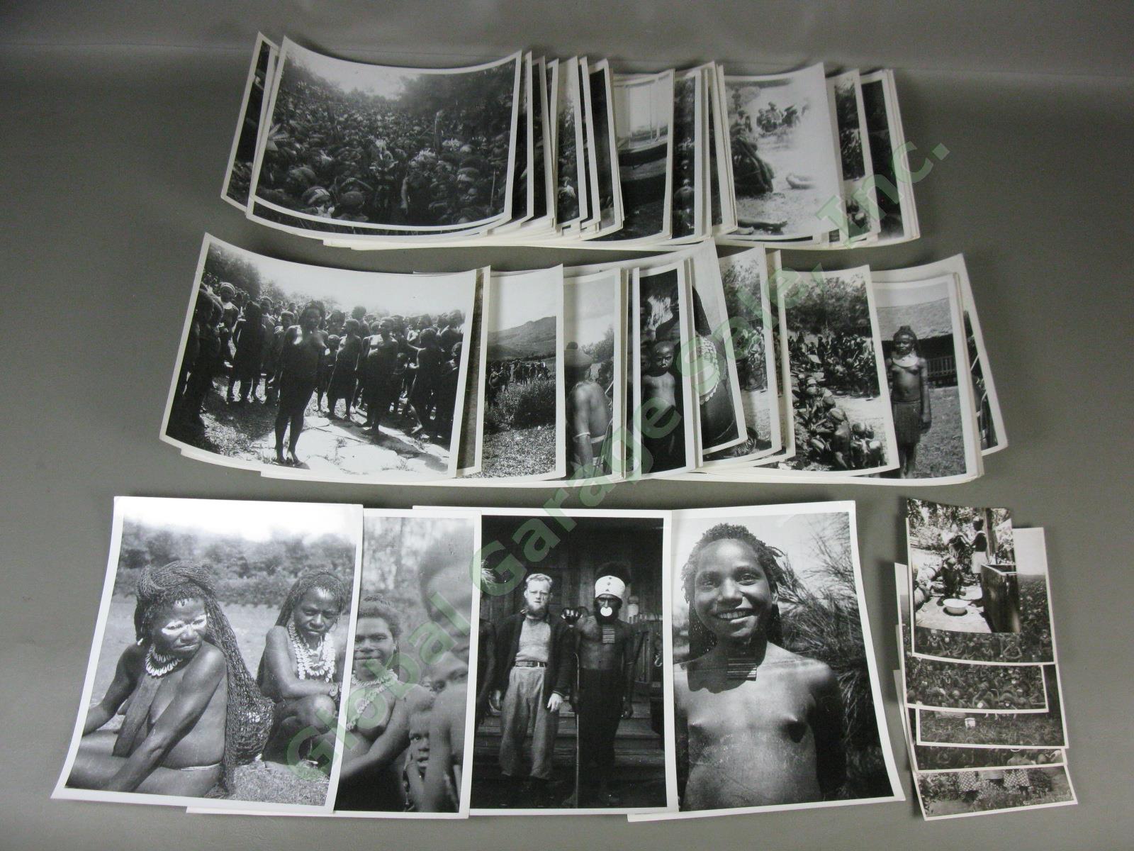 89 Original 1940s WWII Papua New Guinea Natives US Army Press Photos Lot 8"x10"+
