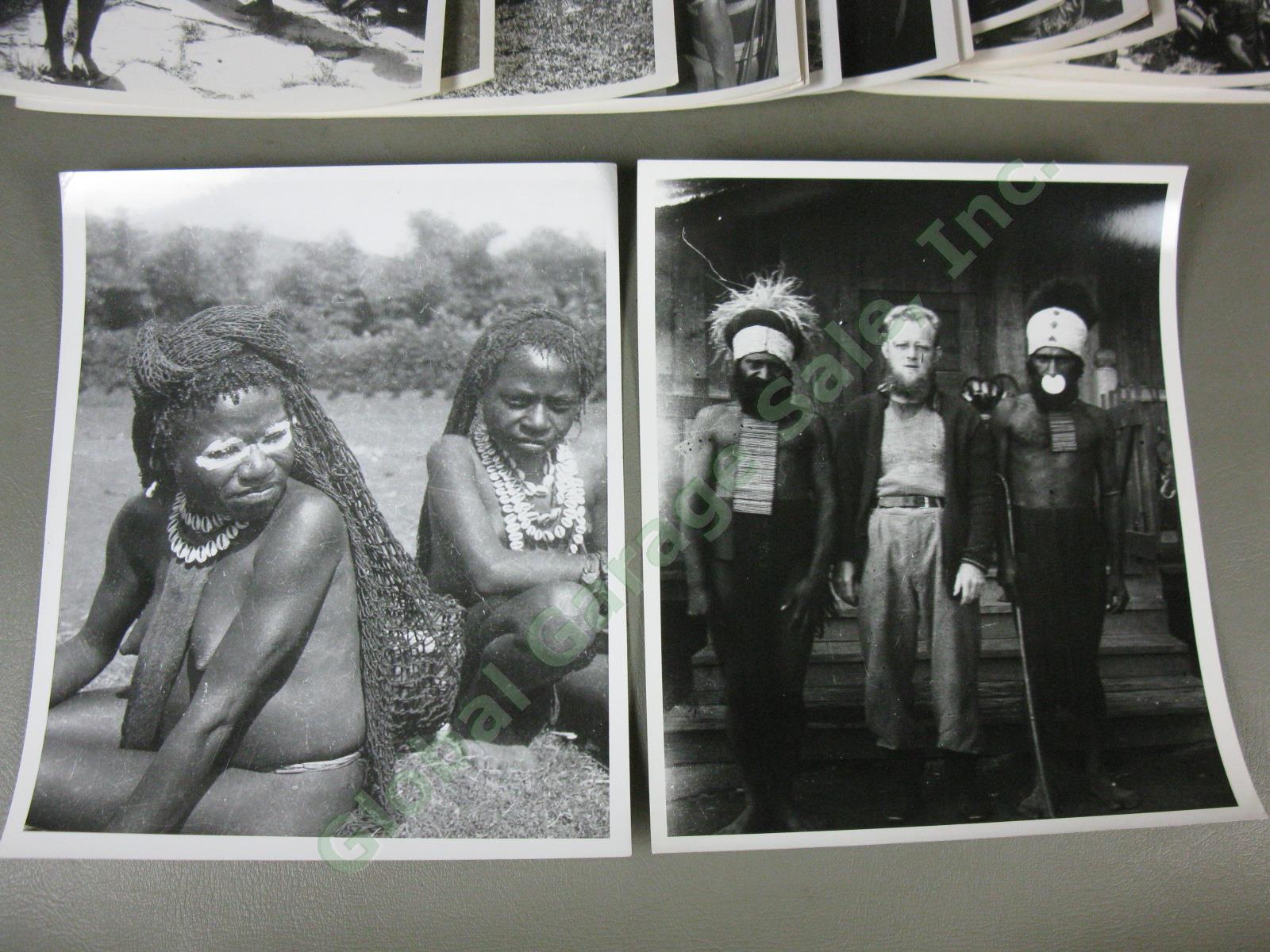 89 Original 1940s WWII Papua New Guinea Natives US Army Press Photos Lot 8"x10"+ 1