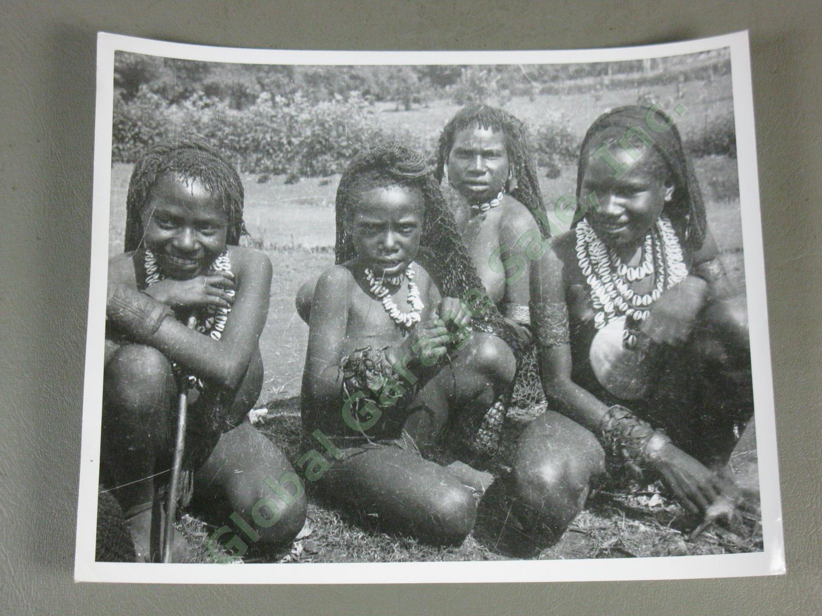 89 Original 1940s WWII Papua New Guinea Natives US Army Press Photos Lot 8"x10"+ 7