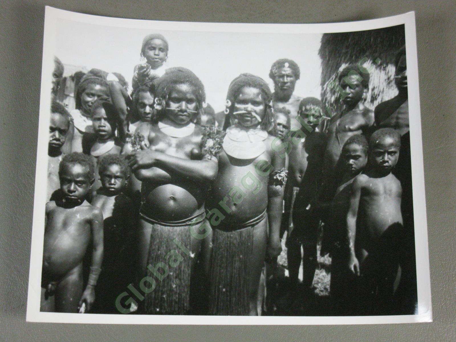 89 Original 1940s WWII Papua New Guinea Natives US Army Press Photos Lot 8"x10"+ 8