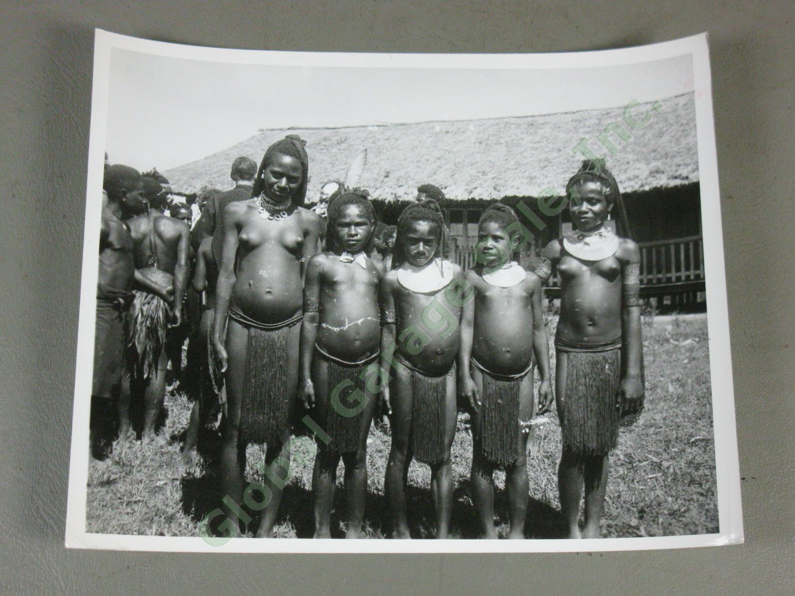 89 Original 1940s WWII Papua New Guinea Natives US Army Press Photos Lot 8"x10"+ 9