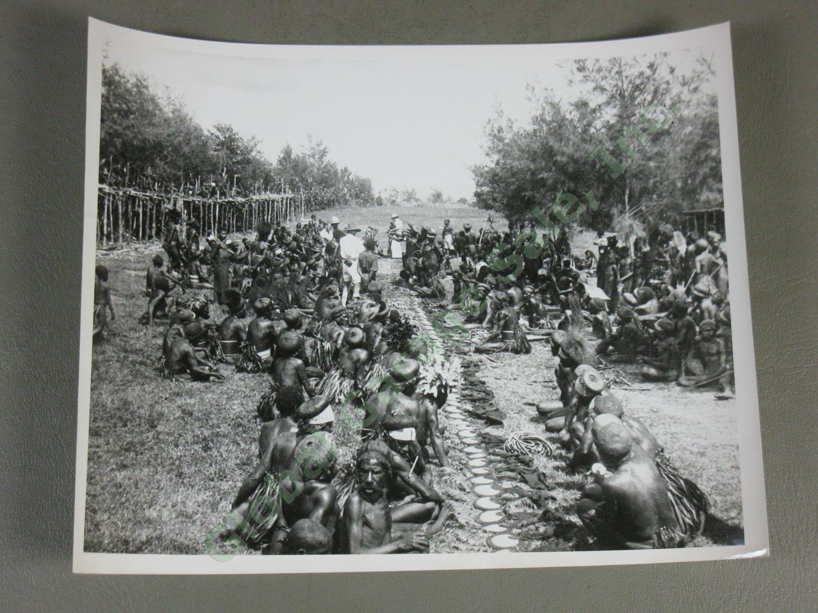 89 Original 1940s WWII Papua New Guinea Natives US Army Press Photos Lot 8"x10"+ 12
