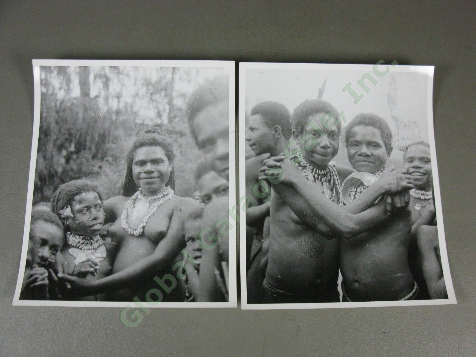 89 Original 1940s WWII Papua New Guinea Natives US Army Press Photos Lot 8"x10"+ 16