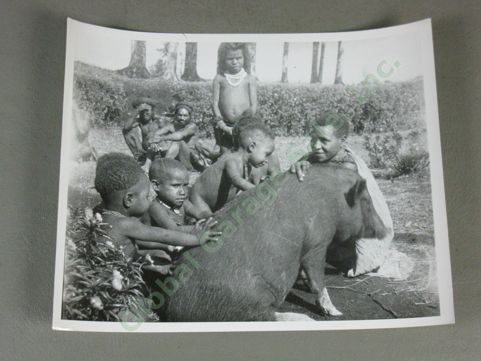 89 Original 1940s WWII Papua New Guinea Natives US Army Press Photos Lot 8"x10"+ 17