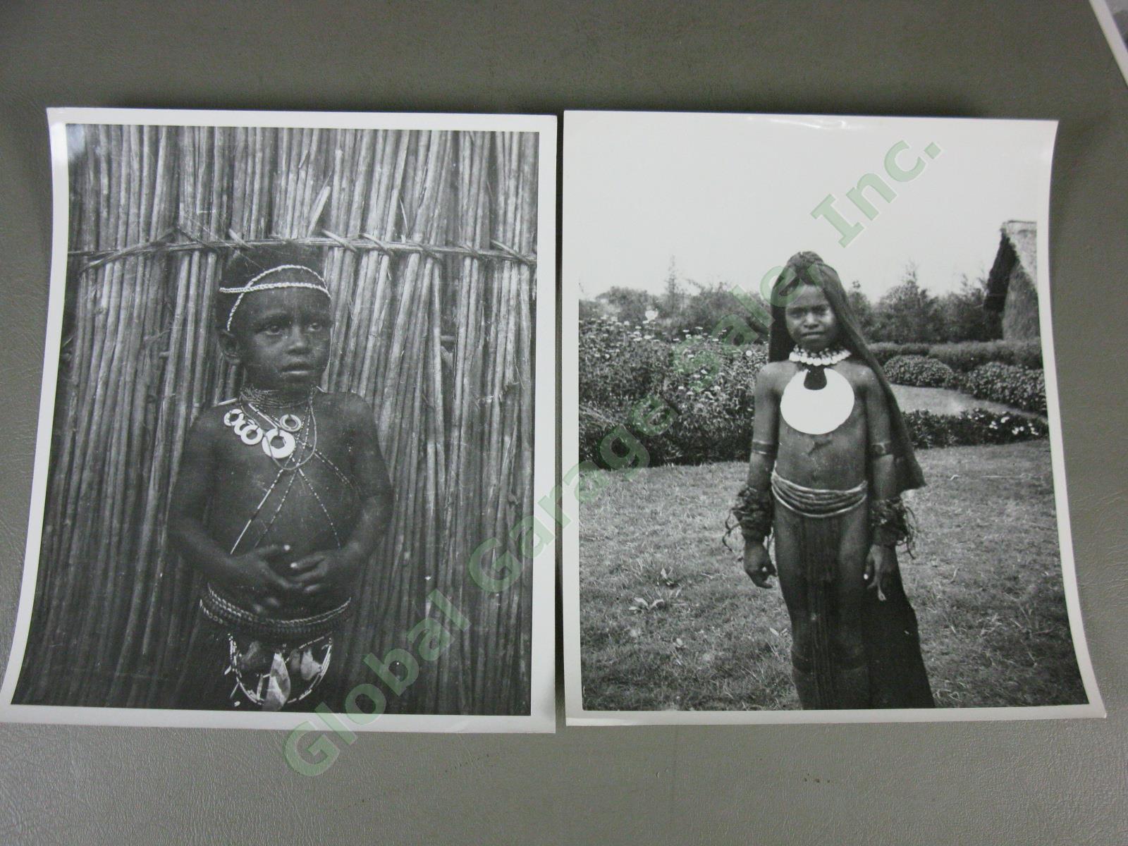 89 Original 1940s WWII Papua New Guinea Natives US Army Press Photos Lot 8"x10"+ 18