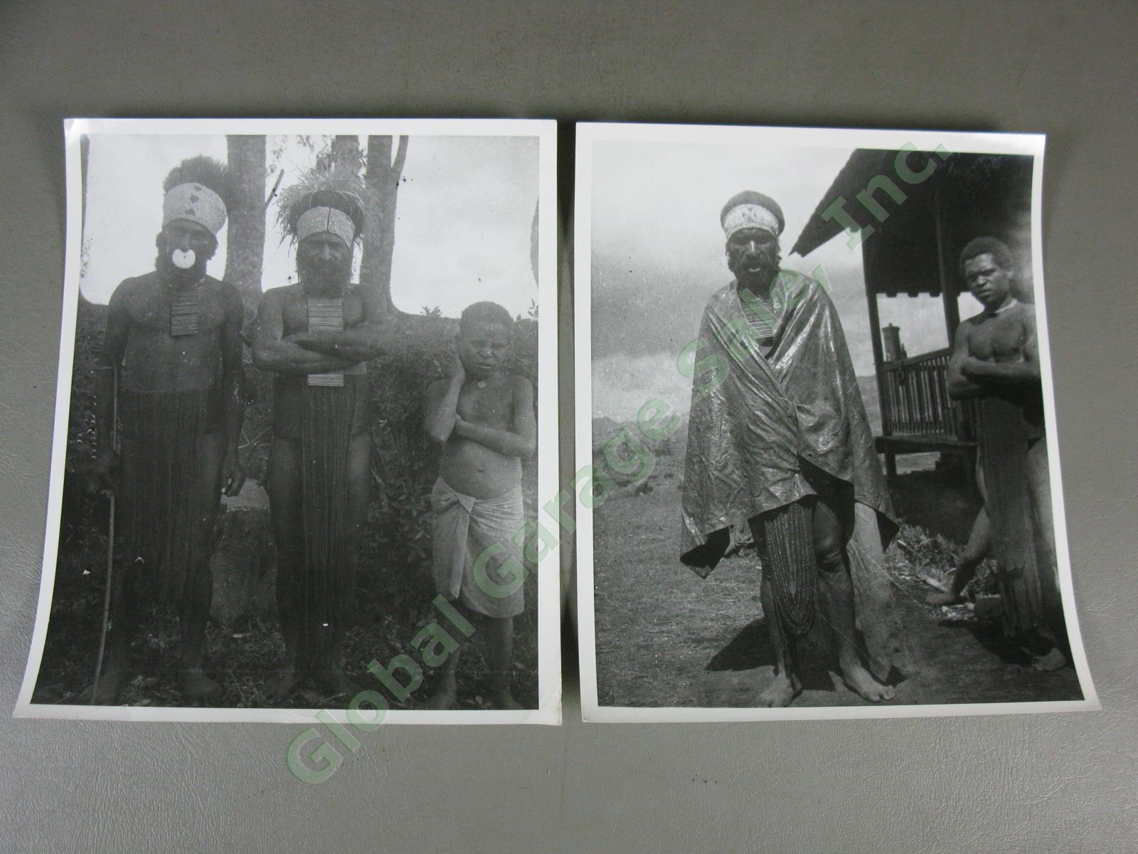 89 Original 1940s WWII Papua New Guinea Natives US Army Press Photos Lot 8"x10"+ 19