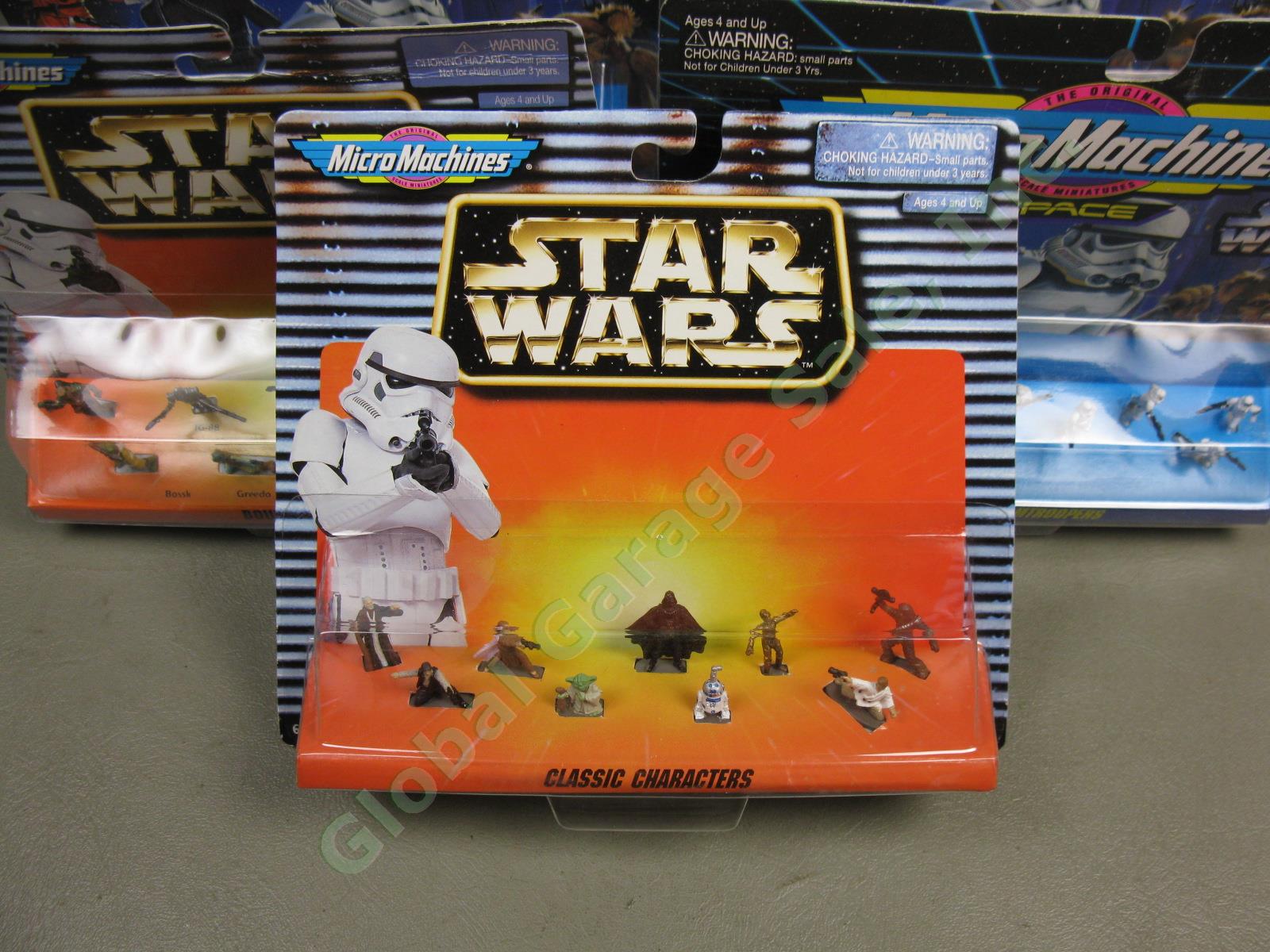 7 New Sealed Galoob Star Wars Micro Machines 9-Figure Pack Sets Lot NO RESERVE!! 1