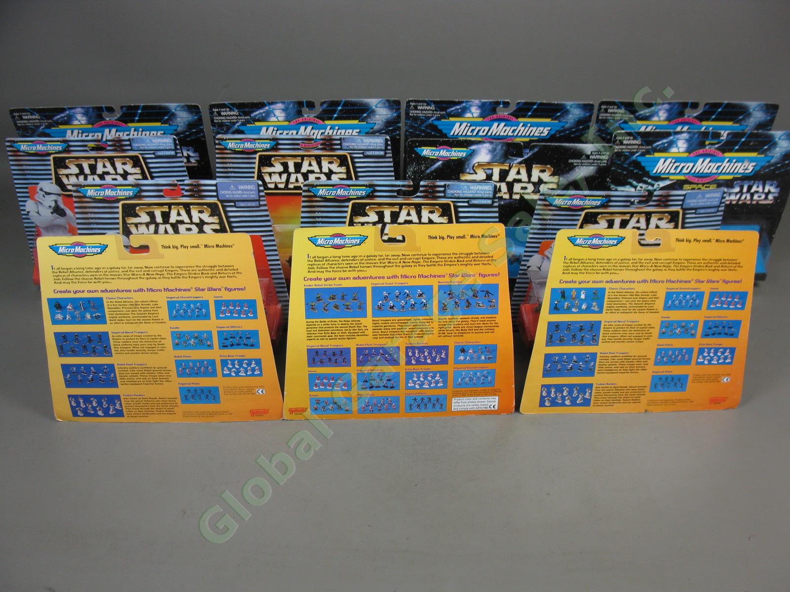 Full Complete Set 14 New Sealed Galoob Star Wars Micro Machines Figures Pack Lot 1