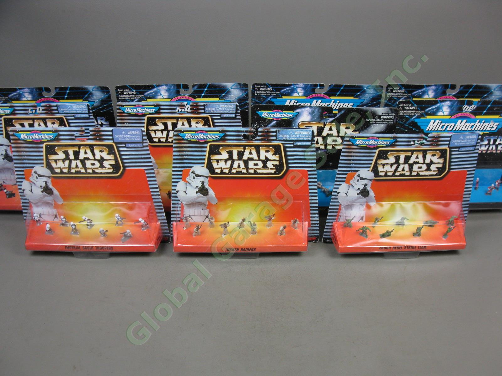 Full Complete Set 14 New Sealed Galoob Star Wars Micro Machines Figures Pack Lot 2