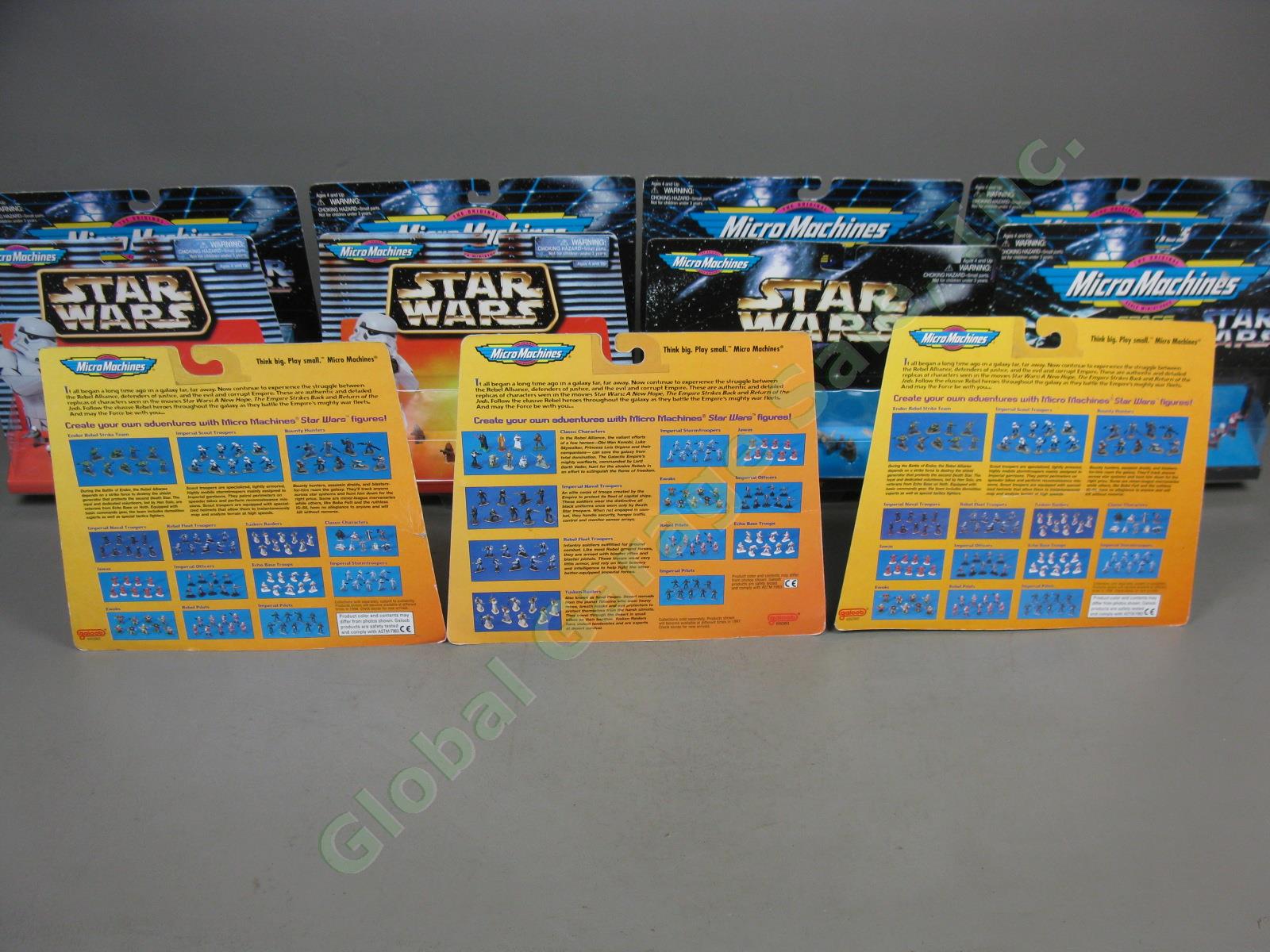 Full Complete Set 14 New Sealed Galoob Star Wars Micro Machines Figures Pack Lot 3