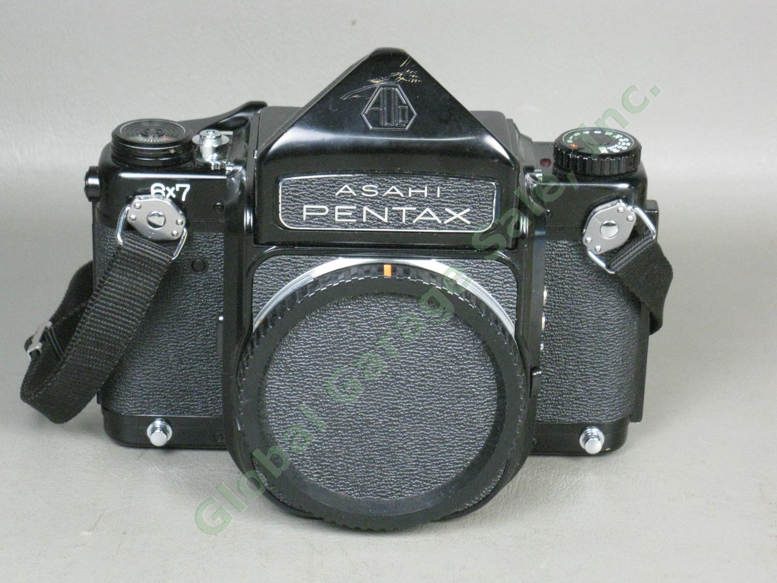 Asahi Pentax 6x7 Medium Format Camera + Takumar 200mm 1:4 f/4 Lens Domke Bag NR 1