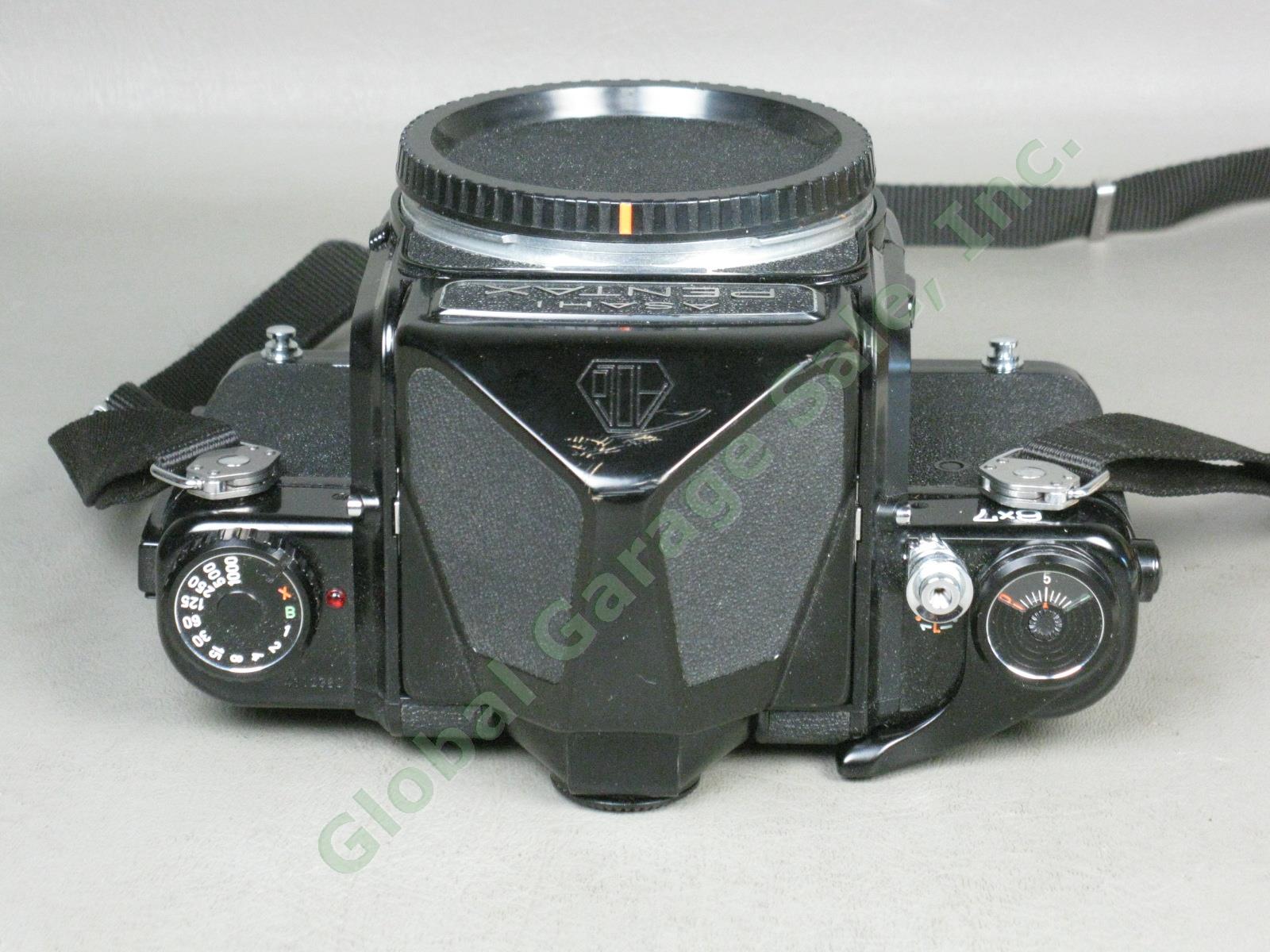 Asahi Pentax 6x7 Medium Format Camera + Takumar 200mm 1:4 f/4 Lens Domke Bag NR 5