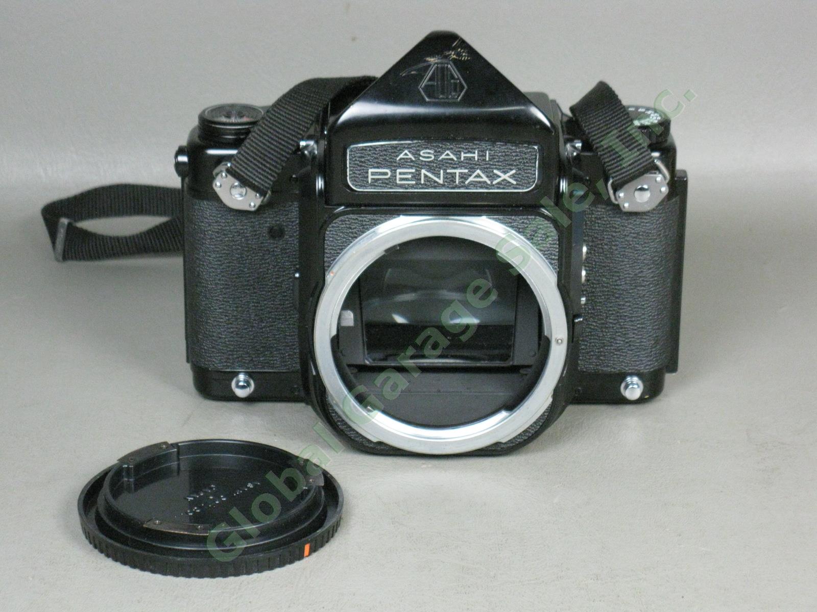 Asahi Pentax 6x7 Medium Format Camera + Takumar 200mm 1:4 f/4 Lens Domke Bag NR 7