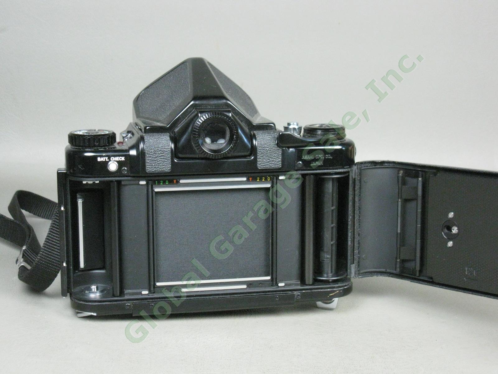 Asahi Pentax 6x7 Medium Format Camera + Takumar 200mm 1:4 f/4 Lens Domke Bag NR 8