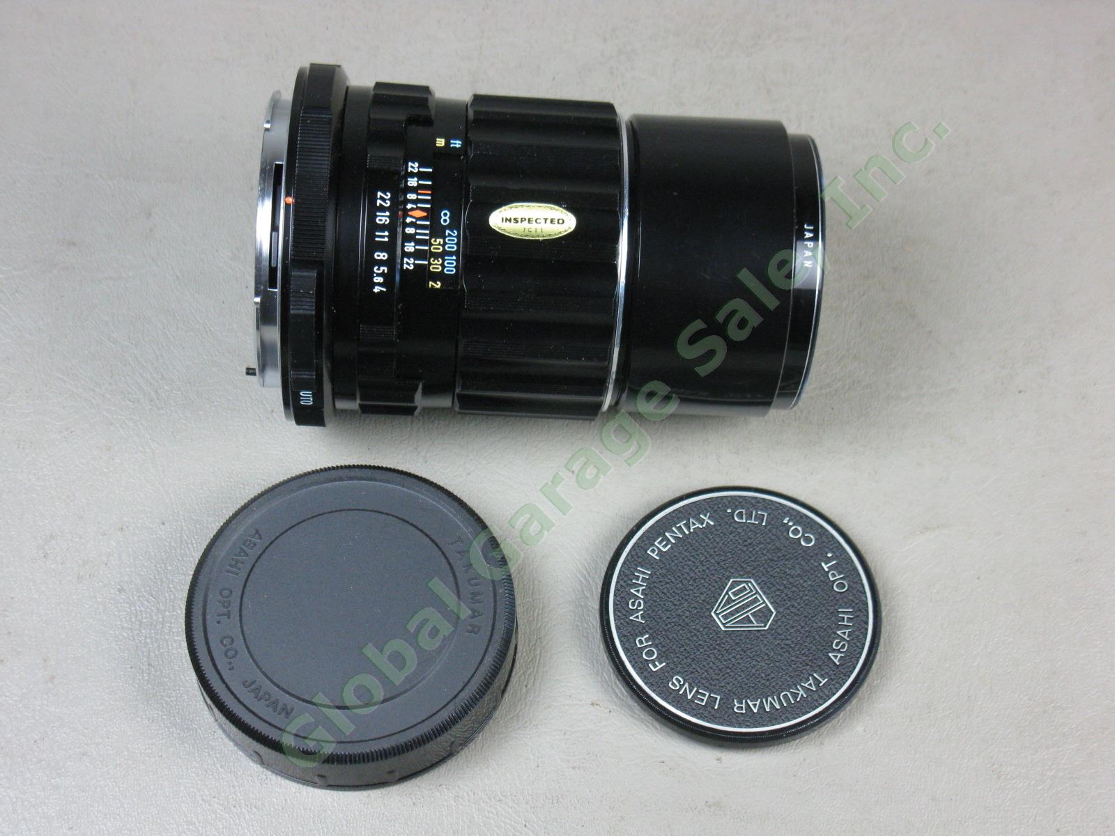 Asahi Pentax 6x7 Medium Format Camera + Takumar 200mm 1:4 f/4 Lens Domke Bag NR 11