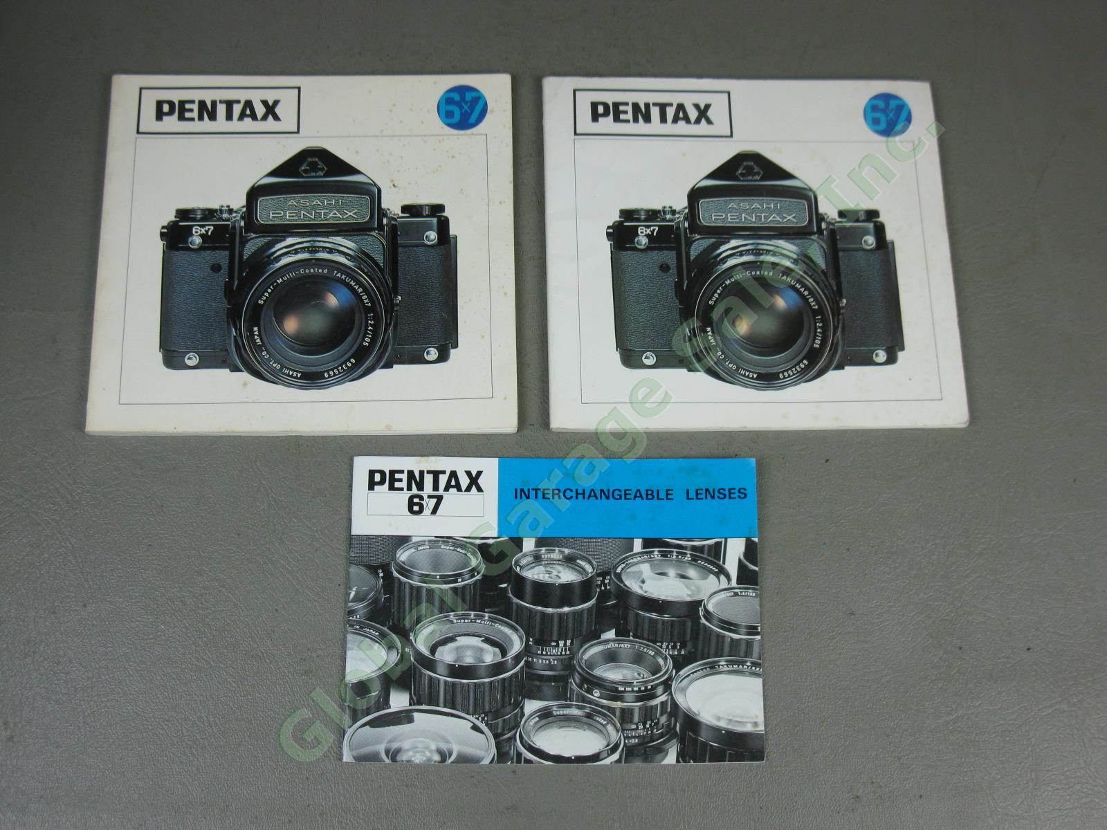 Asahi Pentax 6x7 Medium Format Camera + Takumar 200mm 1:4 f/4 Lens Domke Bag NR 18