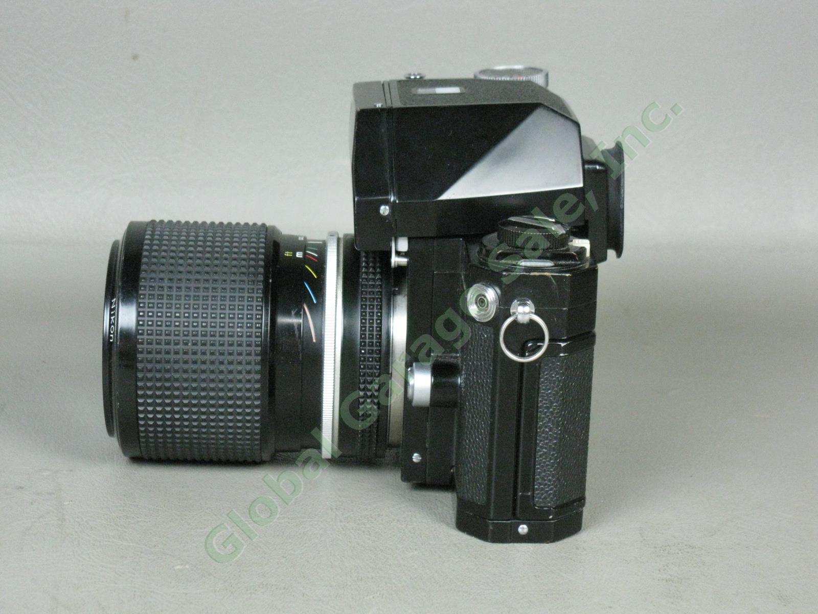 Nikon F 35mm Camera FTn Finder + Nikkor 43-86mm f/3.5 + H 50mm Auto 1:2 Lens Lot 2