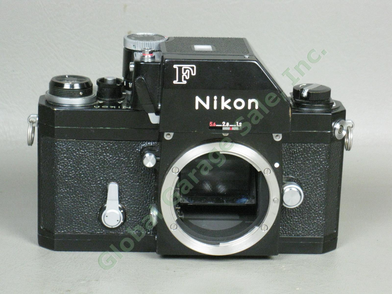 Nikon F 35mm Camera FTn Finder + Nikkor 43-86mm f/3.5 + H 50mm Auto 1:2 Lens Lot 7