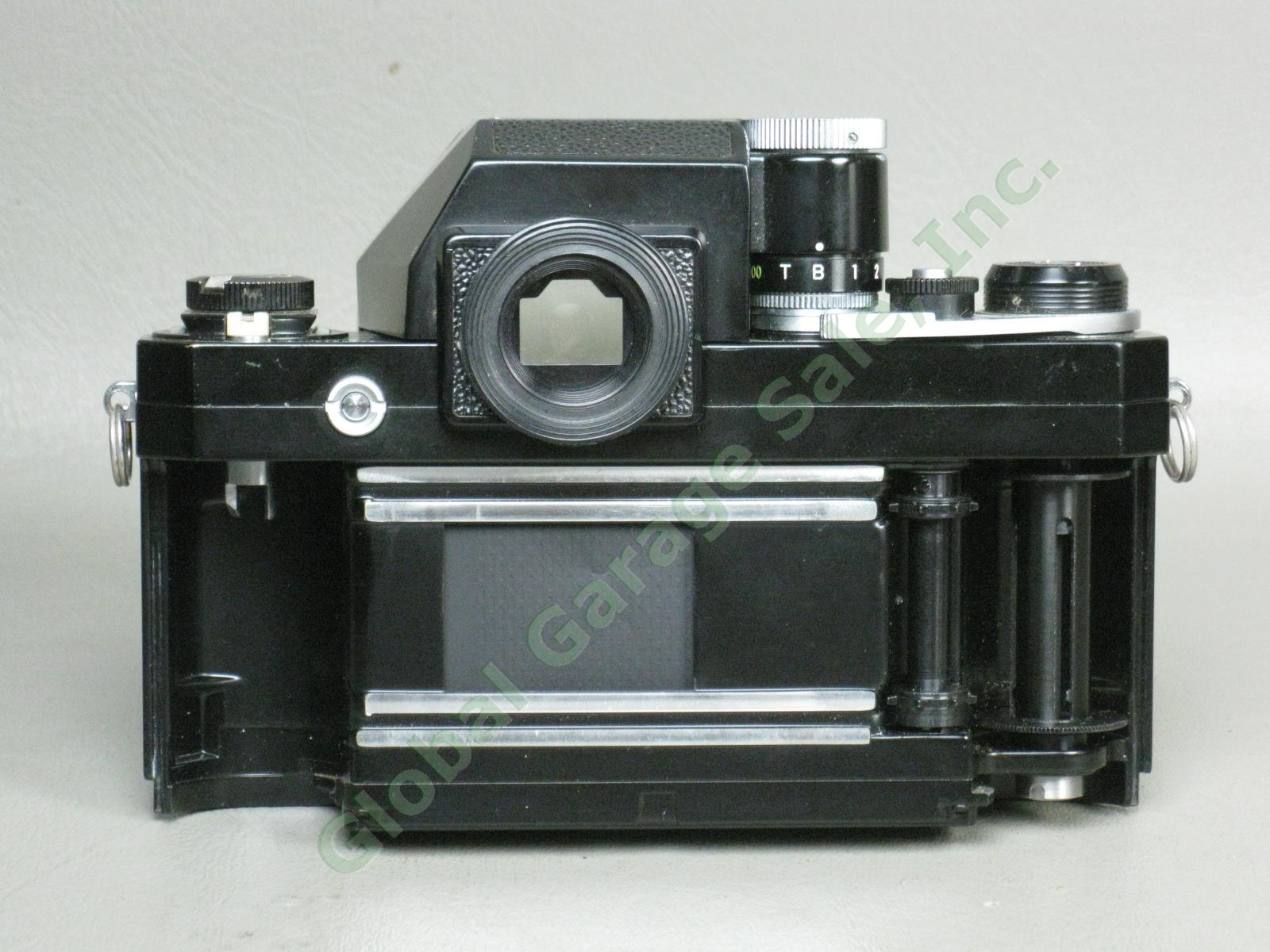 Nikon F 35mm Camera FTn Finder + Nikkor 43-86mm f/3.5 + H 50mm Auto 1:2 Lens Lot 8
