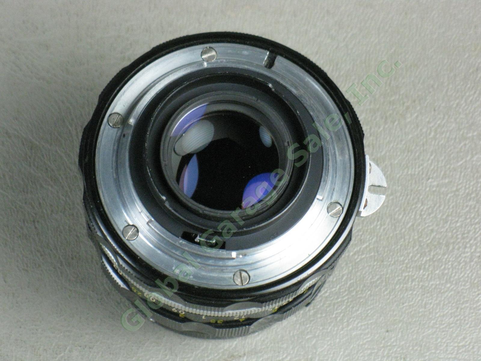 Nikon F 35mm Camera FTn Finder + Nikkor 43-86mm f/3.5 + H 50mm Auto 1:2 Lens Lot 14